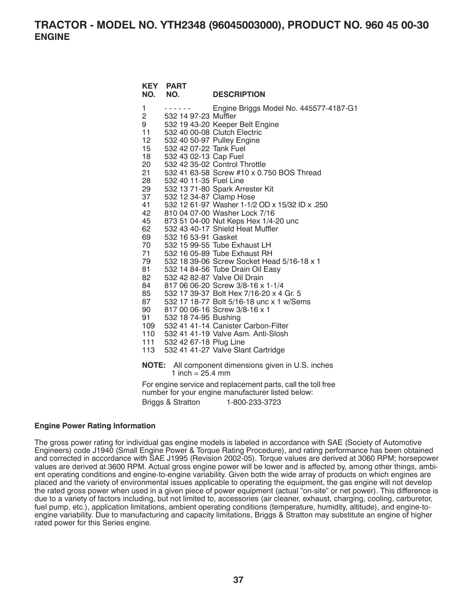 Husqvarna 532 44 05-66 User Manual | Page 37 / 48