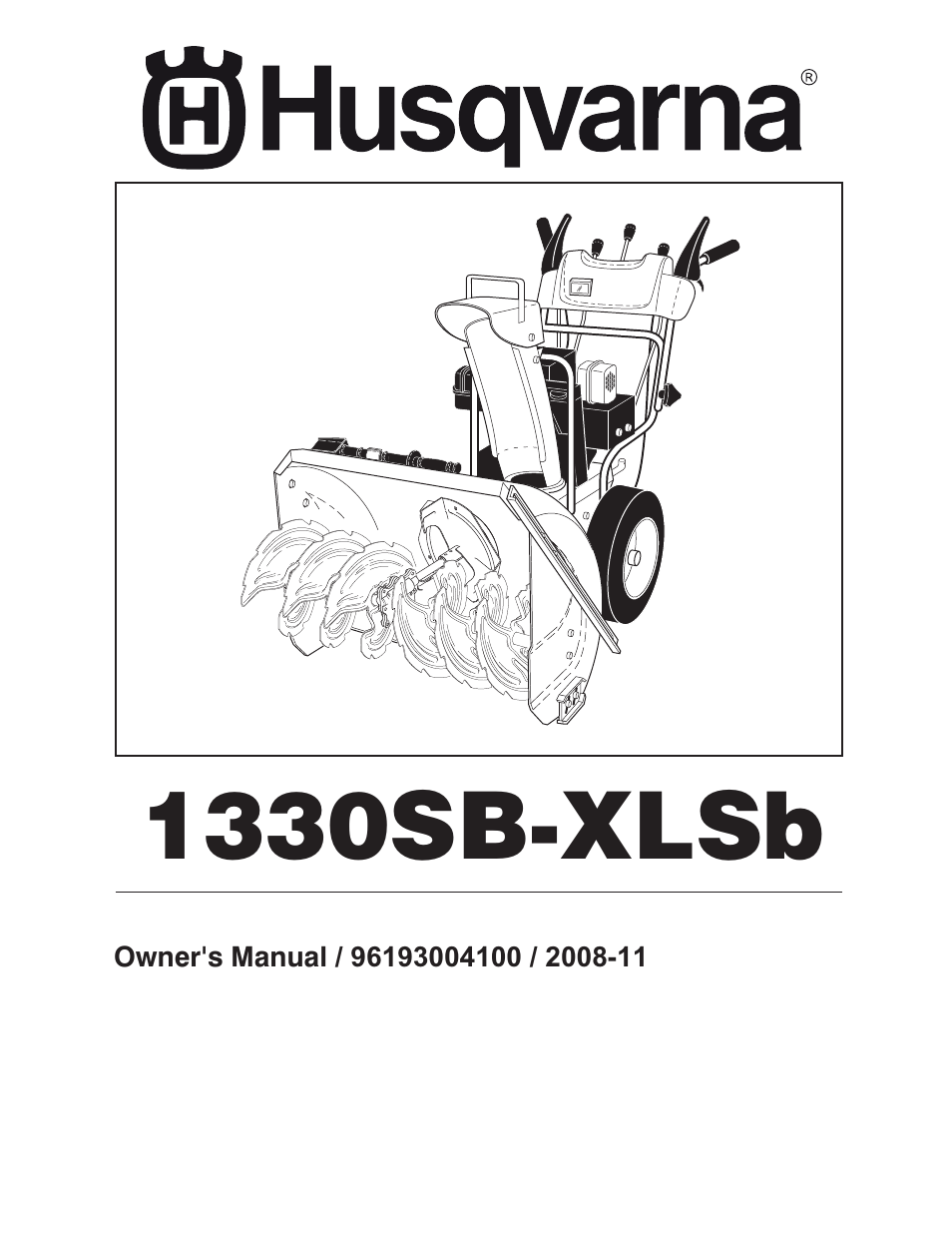 Husqvarna 1330SB-XLSB User Manual | 40 pages