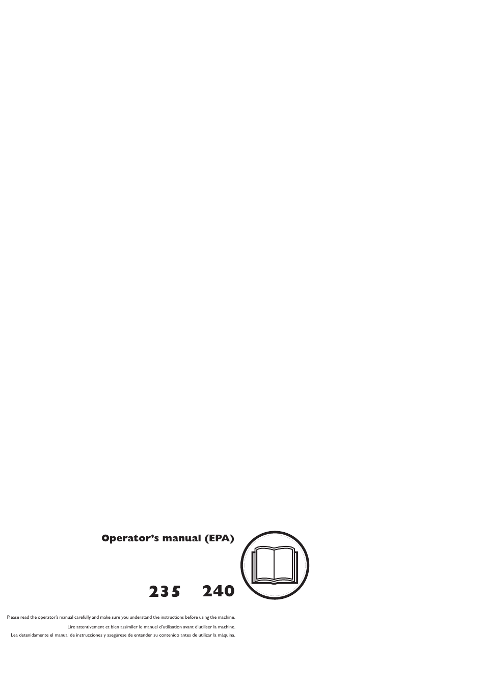 Husqvarna 240 User Manual | 26 pages