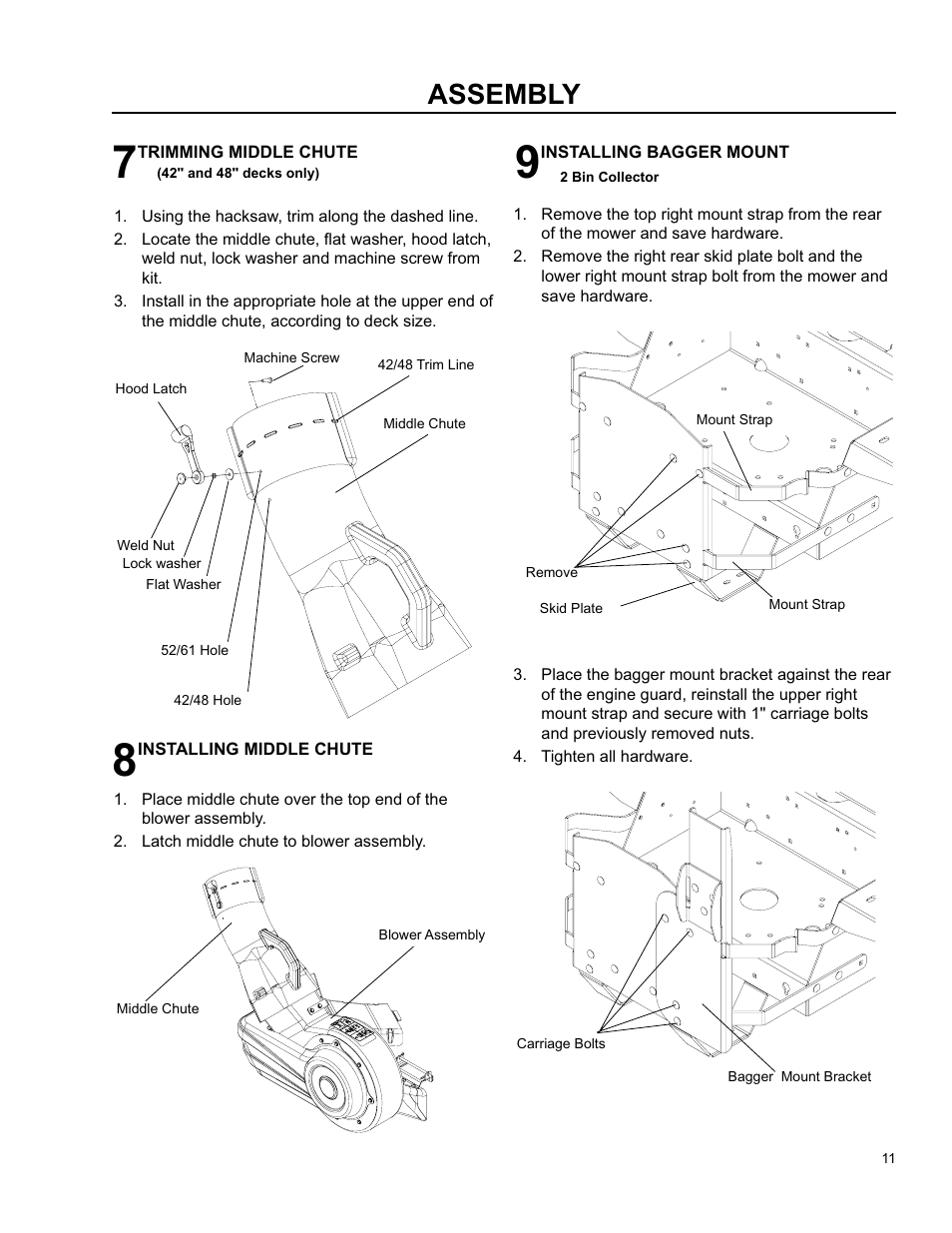 Assembly | Husqvarna O0803001 User Manual | Page 10 / 26