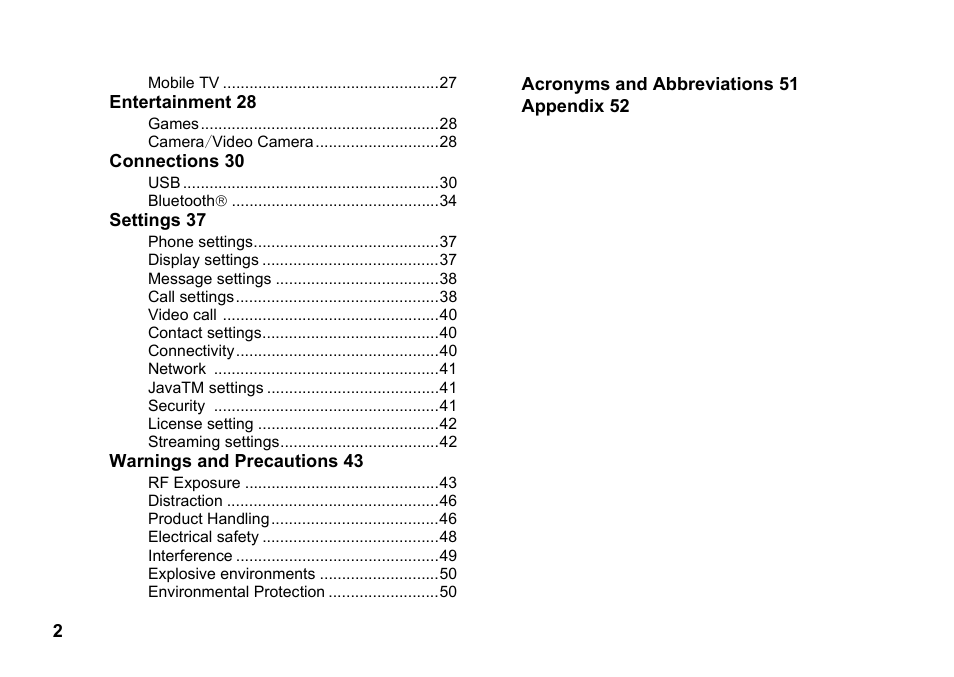 Husqvarna VODAFONE 830 User Manual | Page 6 / 60