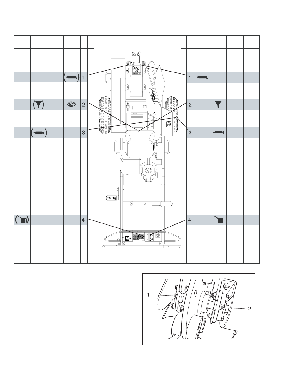 Lubrication, Blade shaft bearings | Husqvarna Stump Grinder SG13A User Manual | Page 40 / 52