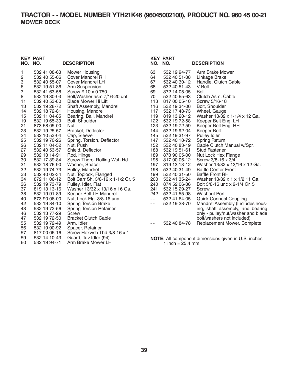 Husqvarna 96045002100 User Manual | Page 39 / 44