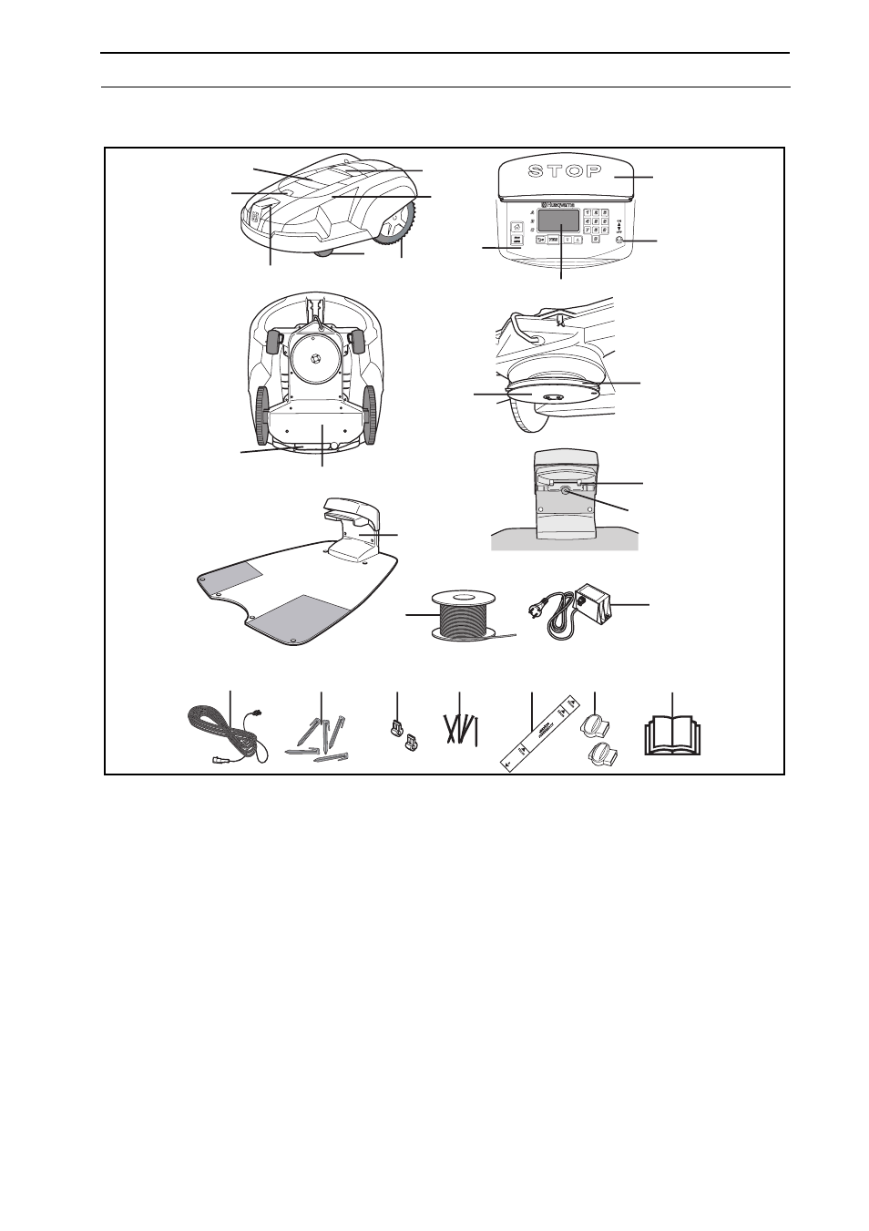 Presentation, 1 automower ™ , what’s what | Husqvarna 230 ACX User Manual | Page 10 / 82