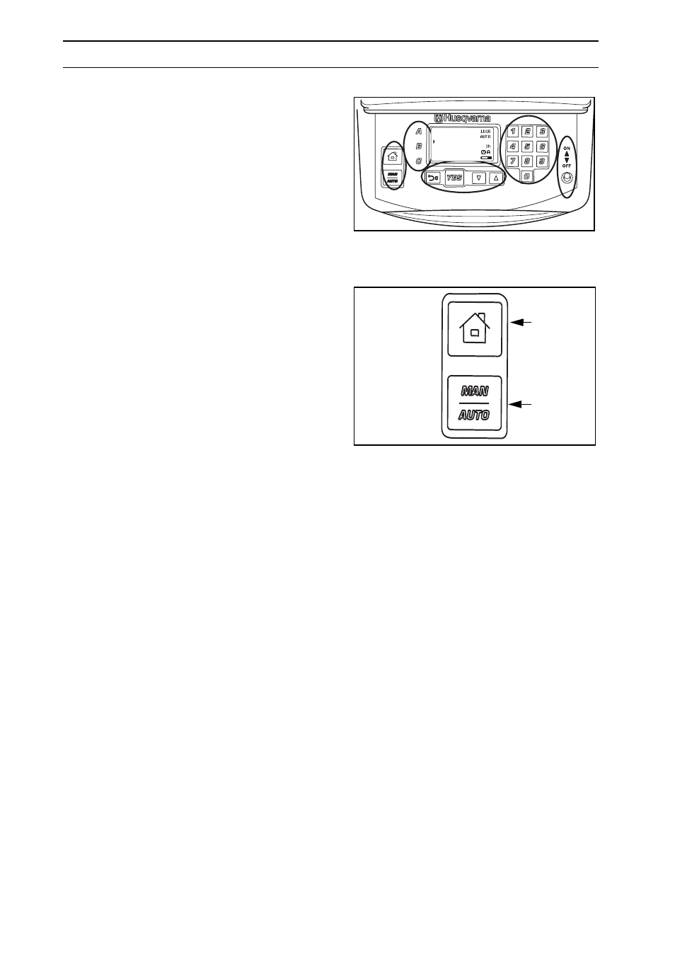 Control panel, 1 shortcuts | Husqvarna 230 ACX User Manual | Page 41 / 82