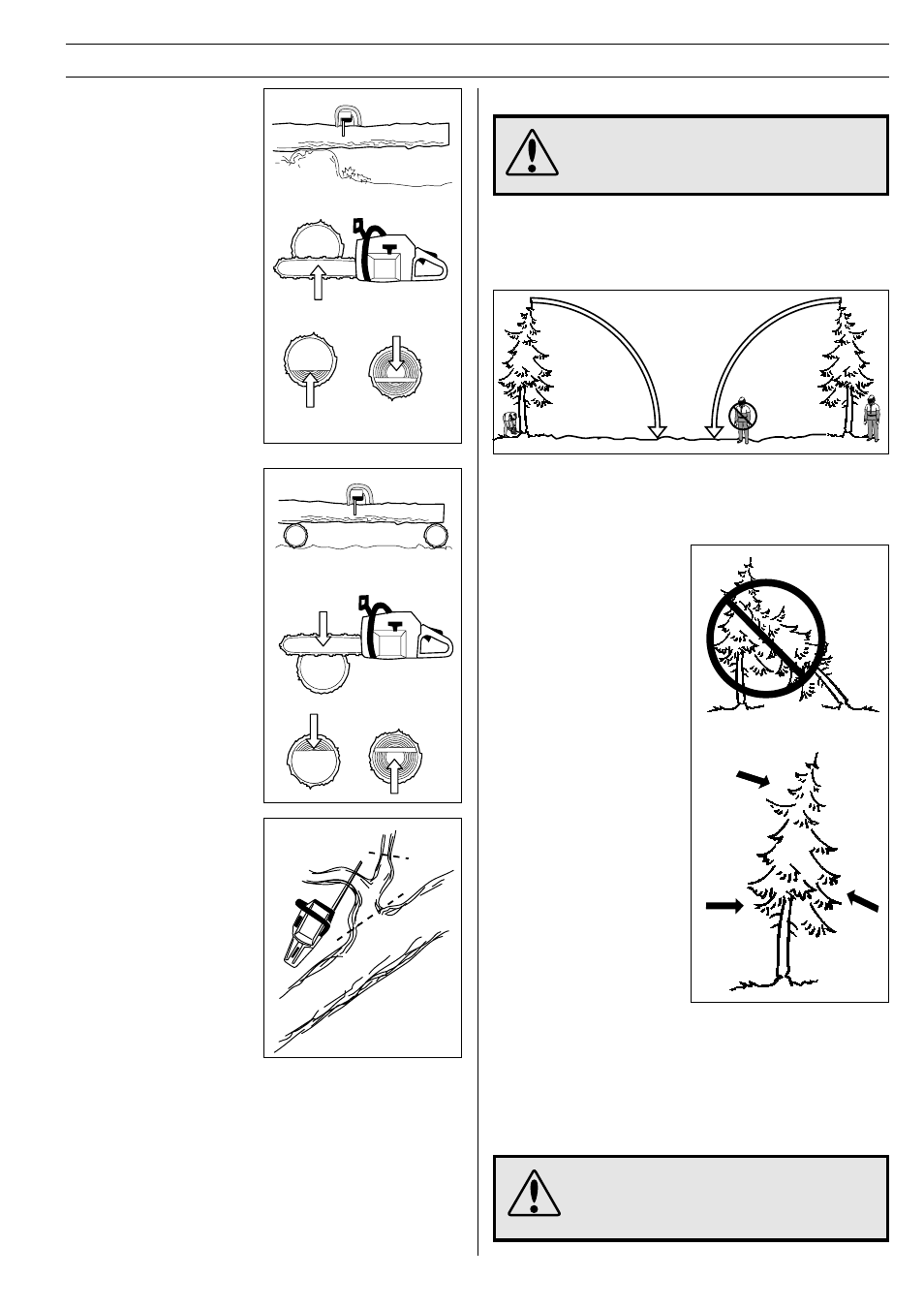 Safety instructions, 12 3 3 tree felling technique | Husqvarna 61 User Manual | Page 21 / 41