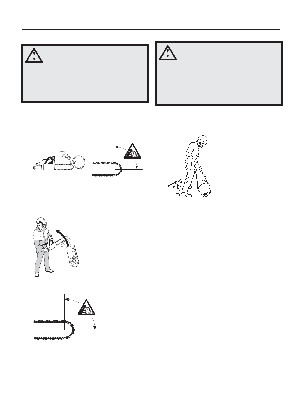 How to avoid kickback, What is kickback, Working techniques | Husqvarna 357XPG E-tech User Manual | Page 29 / 44