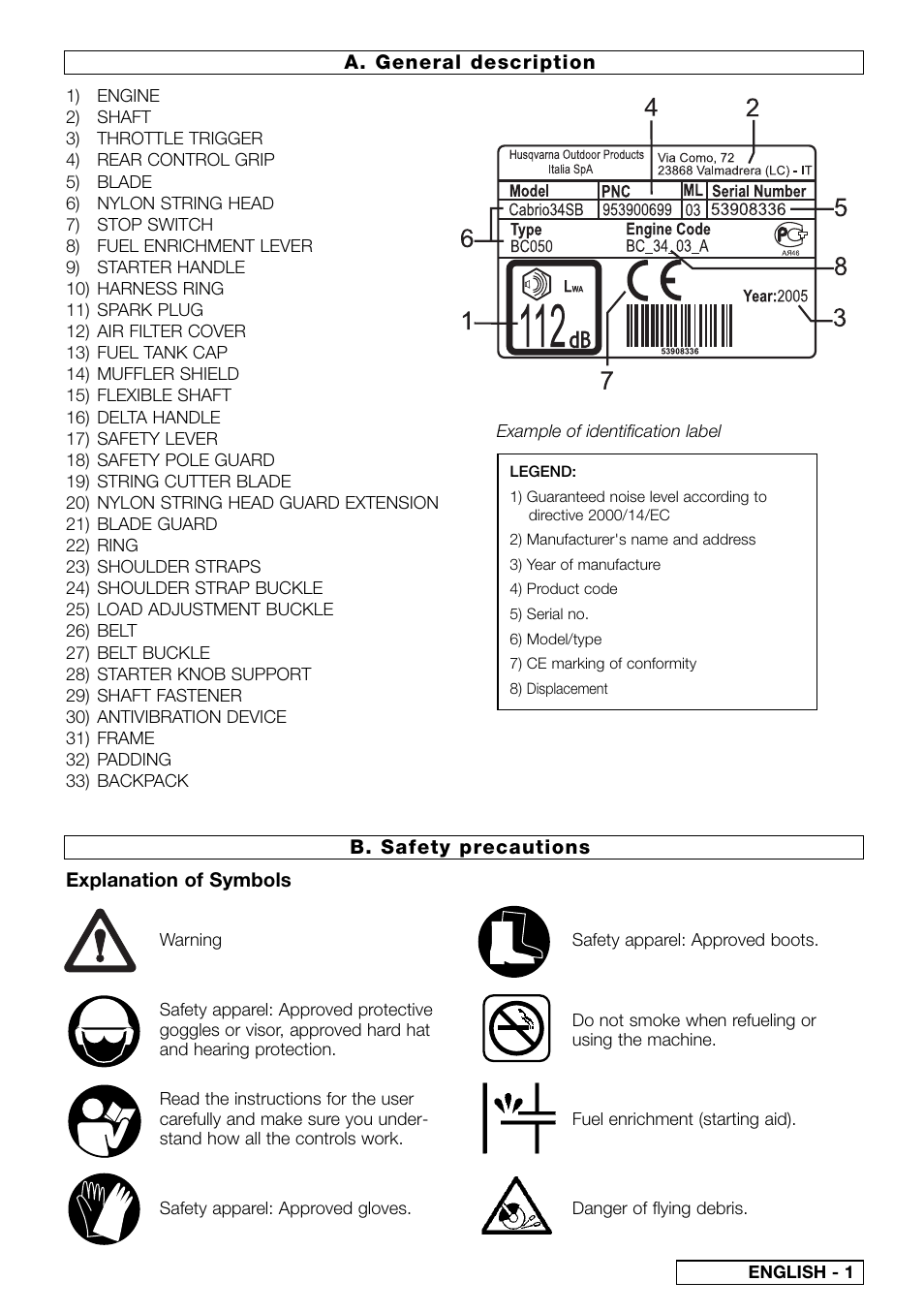 Husqvarna 953900791 User Manual | Page 4 / 13