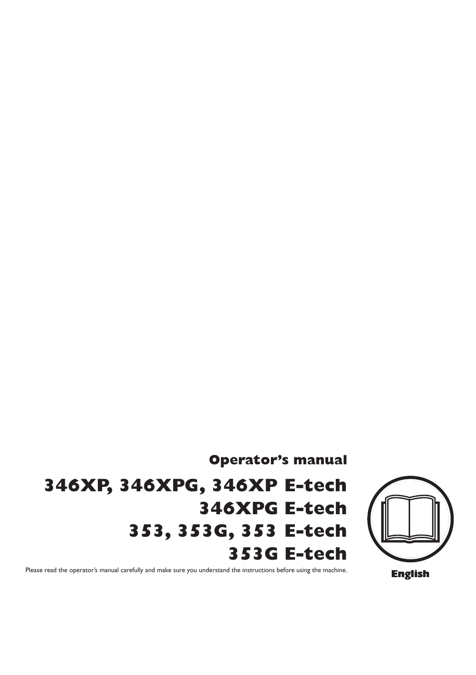 Husqvarna 353G E-tech User Manual | 44 pages