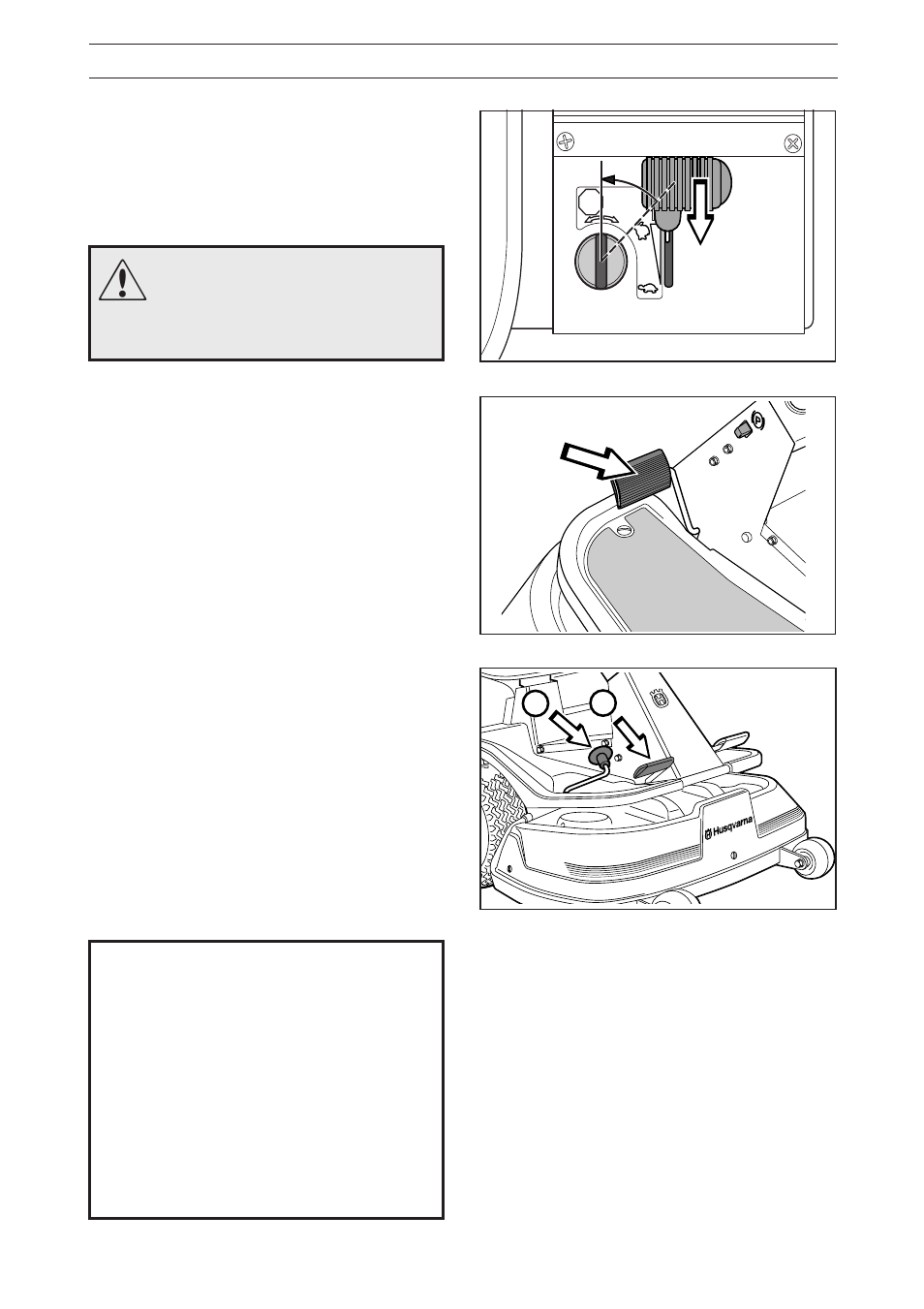 Driving | Husqvarna 11/13 H User Manual | Page 18 / 40