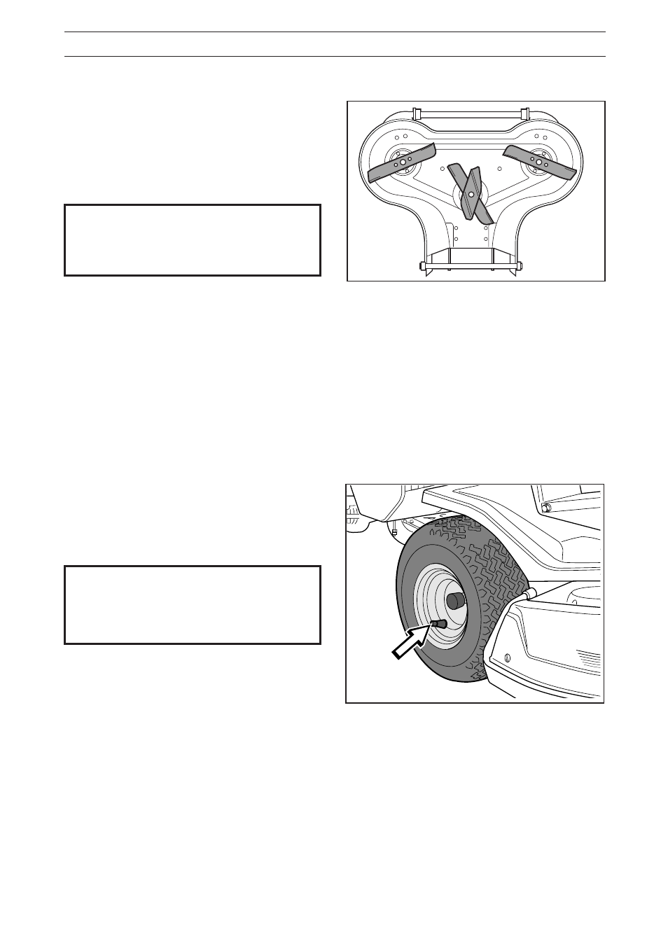 Maintenance, Checking the blades, Checking the tyre pressure | Husqvarna 11/13 H User Manual | Page 30 / 40