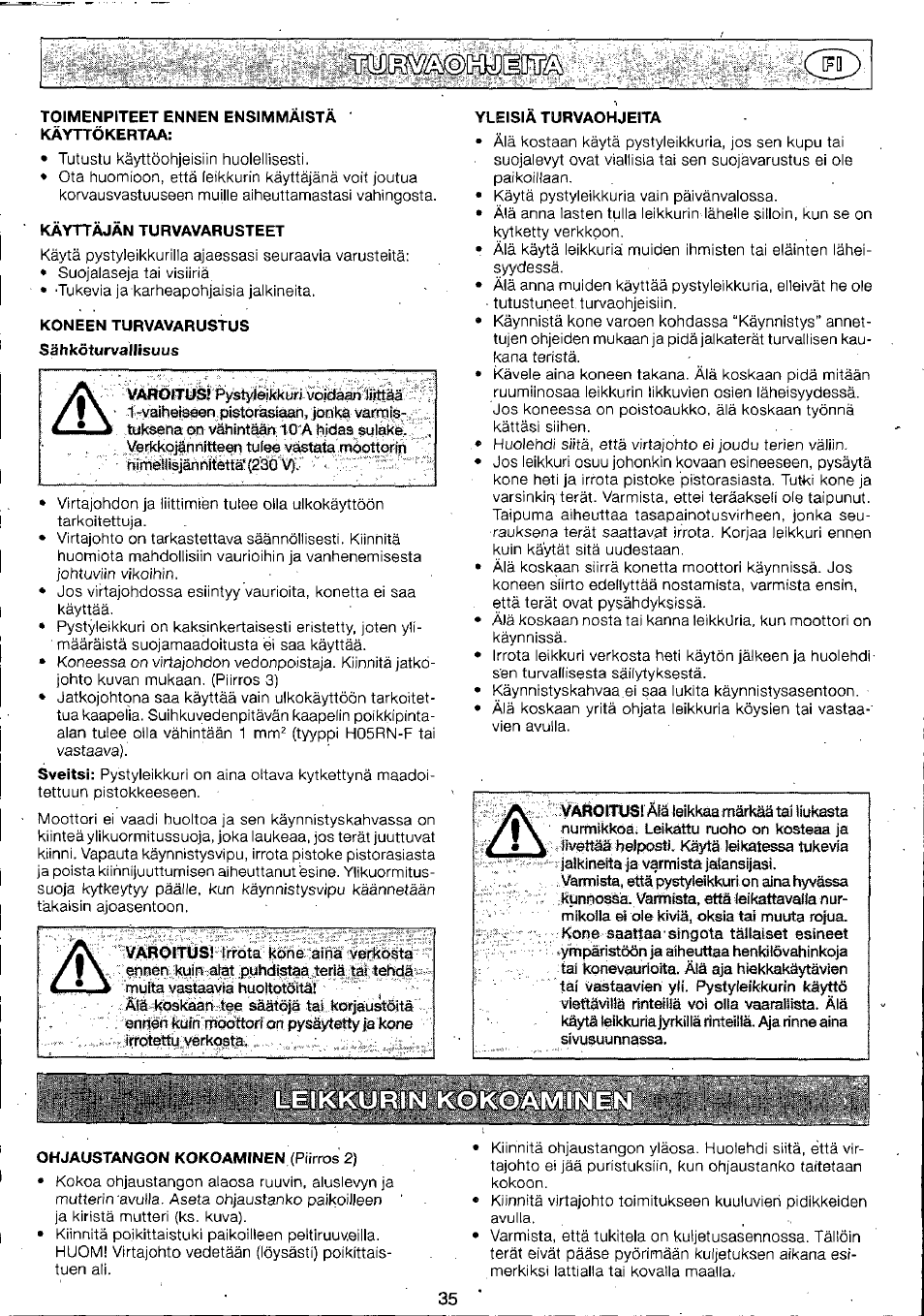 Husqvarna 295-6273-01 User Manual | Page 37 / 42