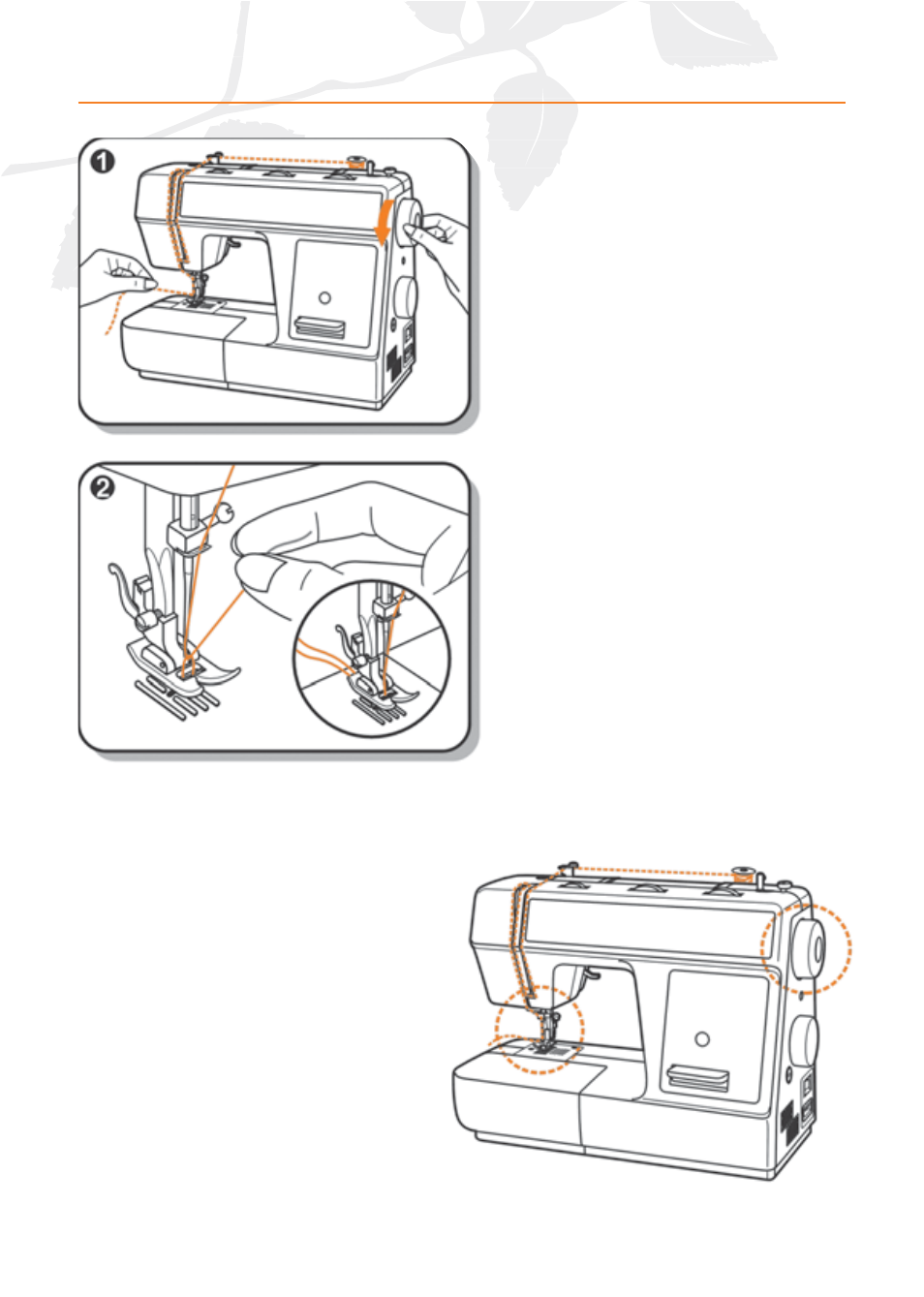 Bringing up the bobbin thread | Husqvarna E20 User Manual | Page 16 / 36