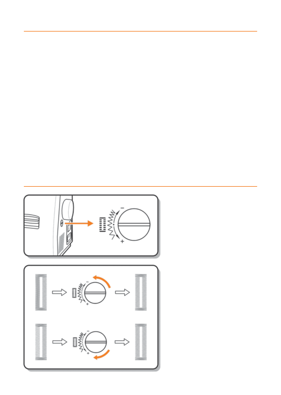 Left and right side balance for buttonhole | Husqvarna E20 User Manual | Page 27 / 36