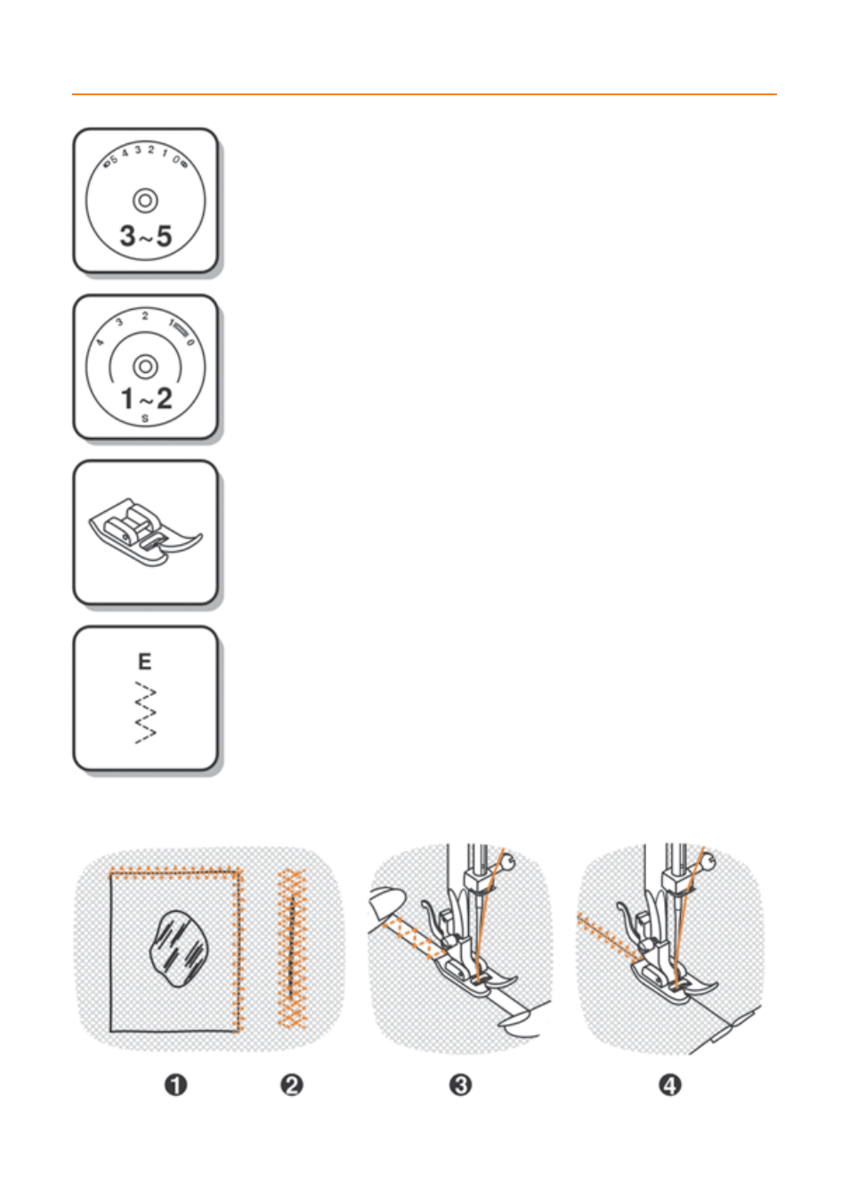 Step zig-zag | Husqvarna E20 User Manual | Page 29 / 36