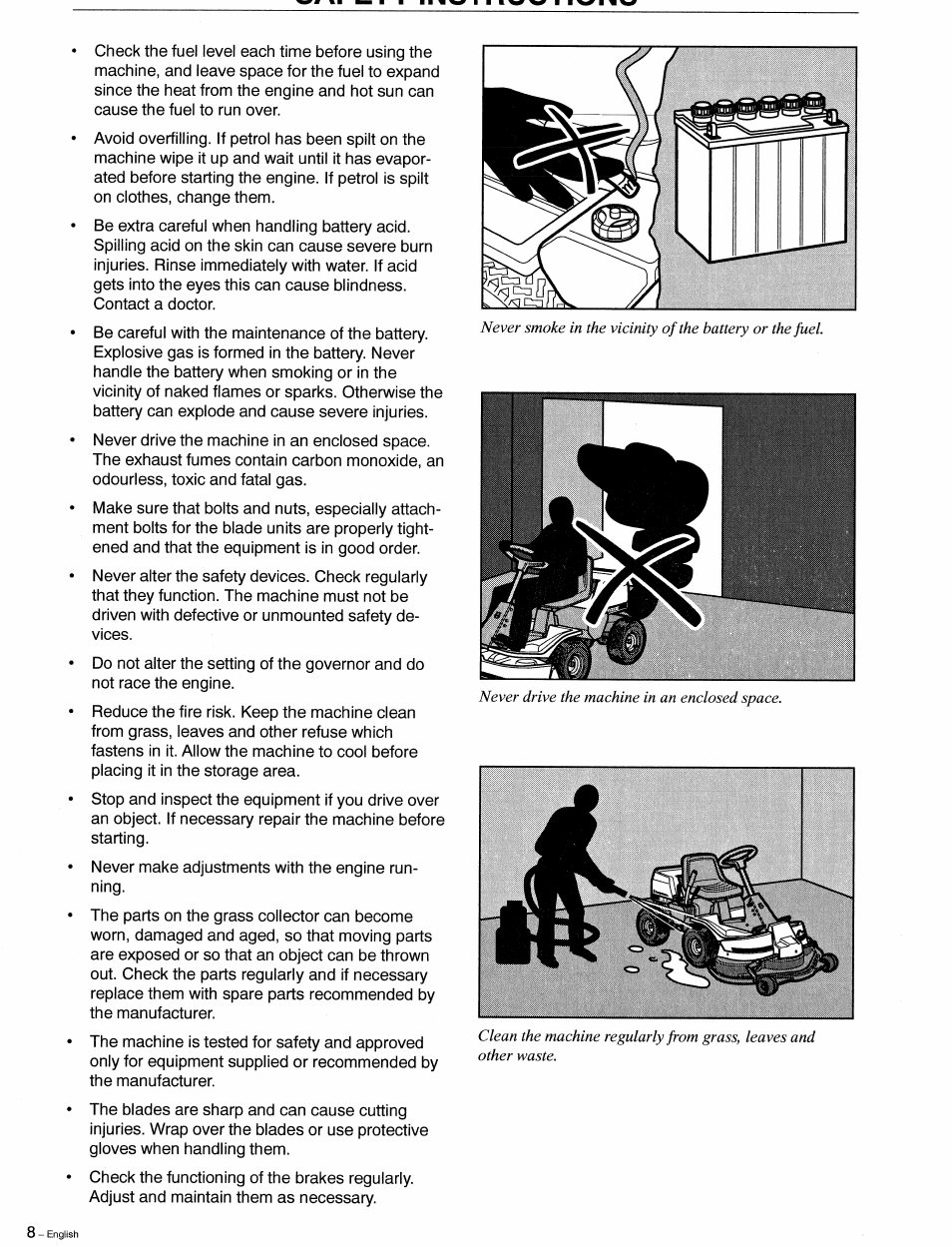 Husqvarna 1030 BioClip User Manual | Page 9 / 35