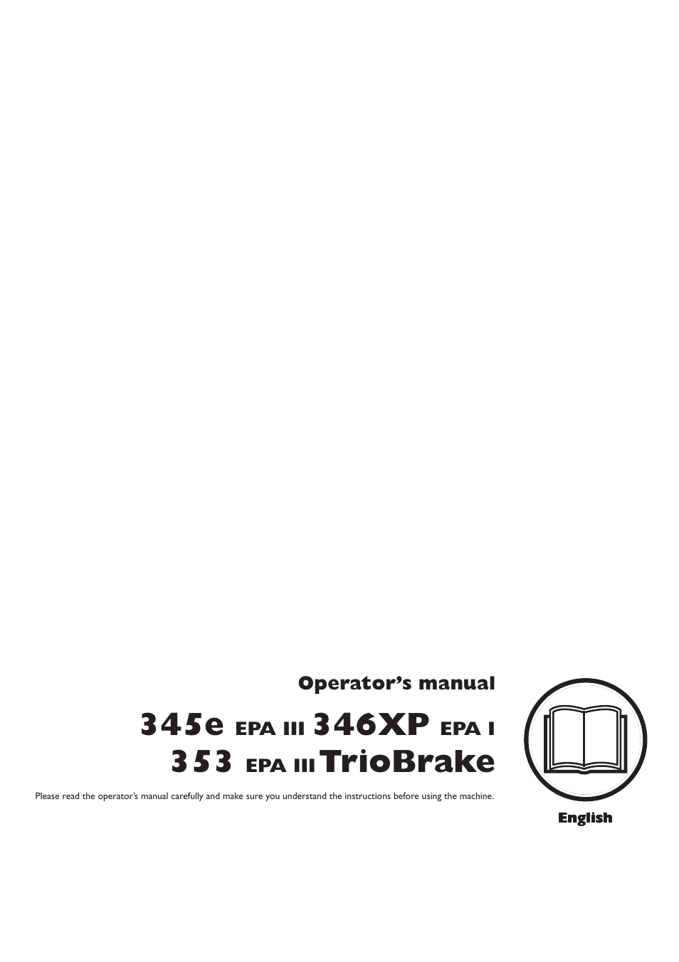 Husqvarna 345e EPA III User Manual | 44 pages