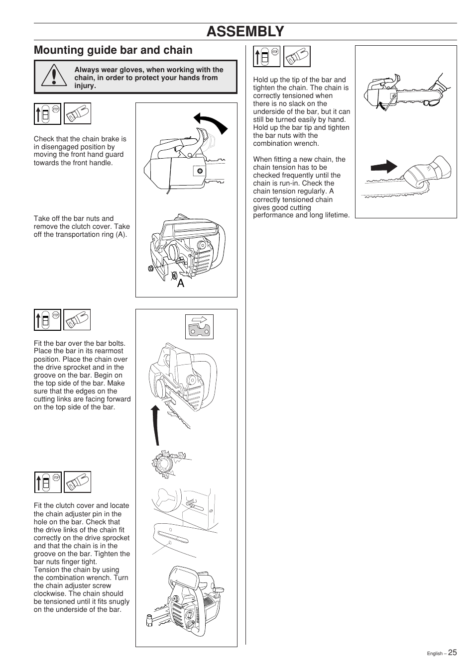 Assembly | Husqvarna 335XPT User Manual | Page 25 / 36