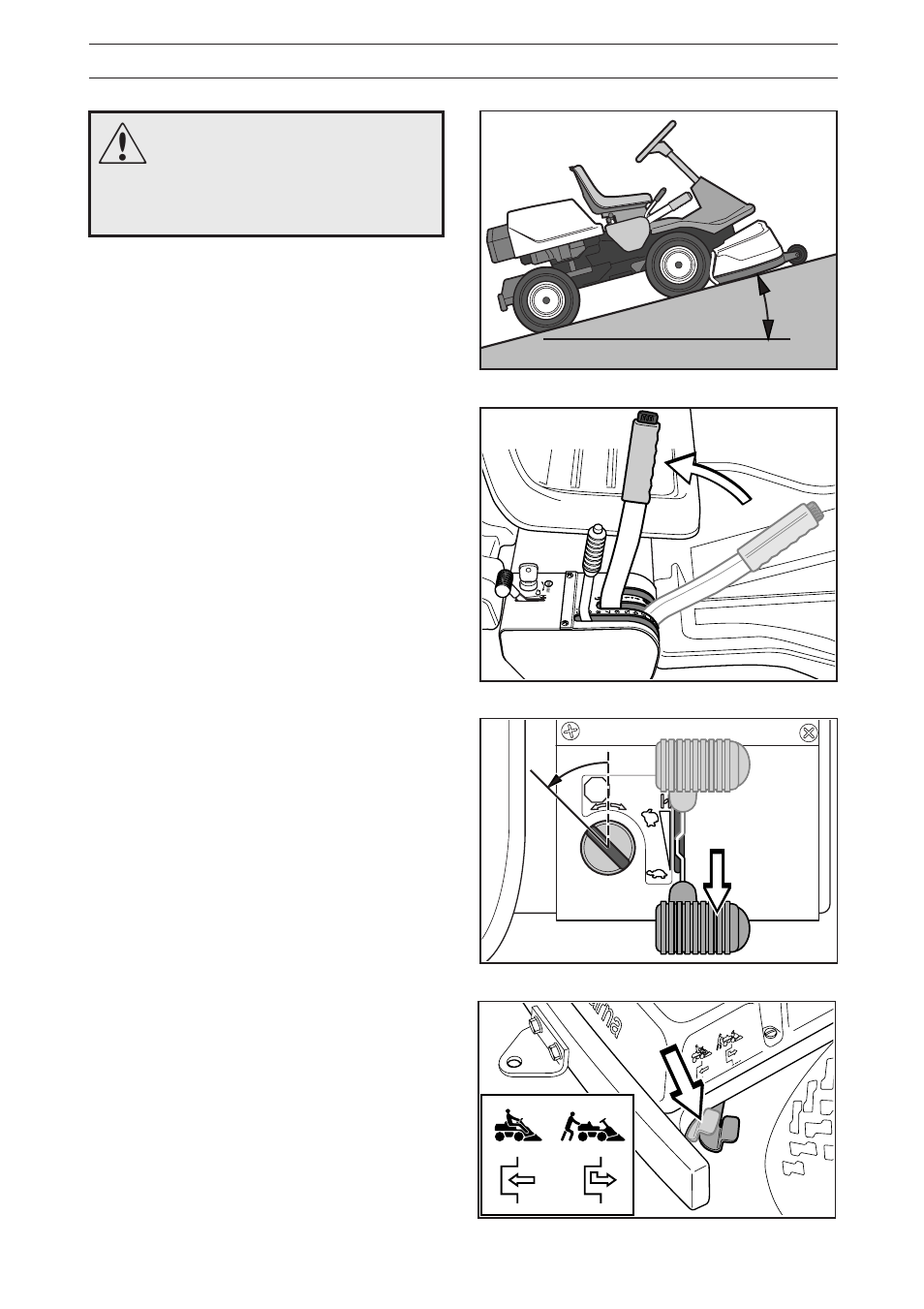 Driving | Husqvarna 13 H User Manual | Page 18 / 36