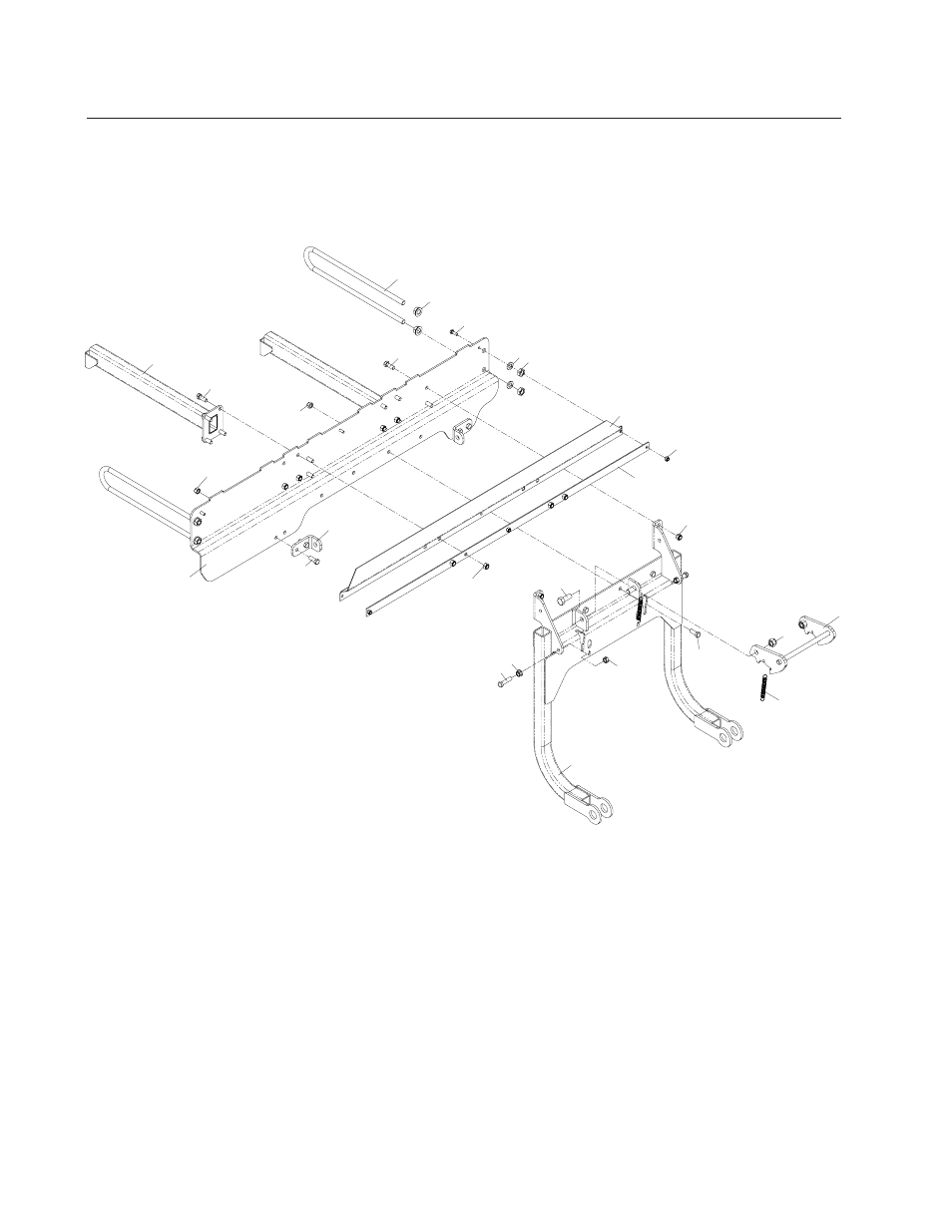 Hitch, Hitch assembly | Husqvarna HCS9 User Manual | Page 22 / 38