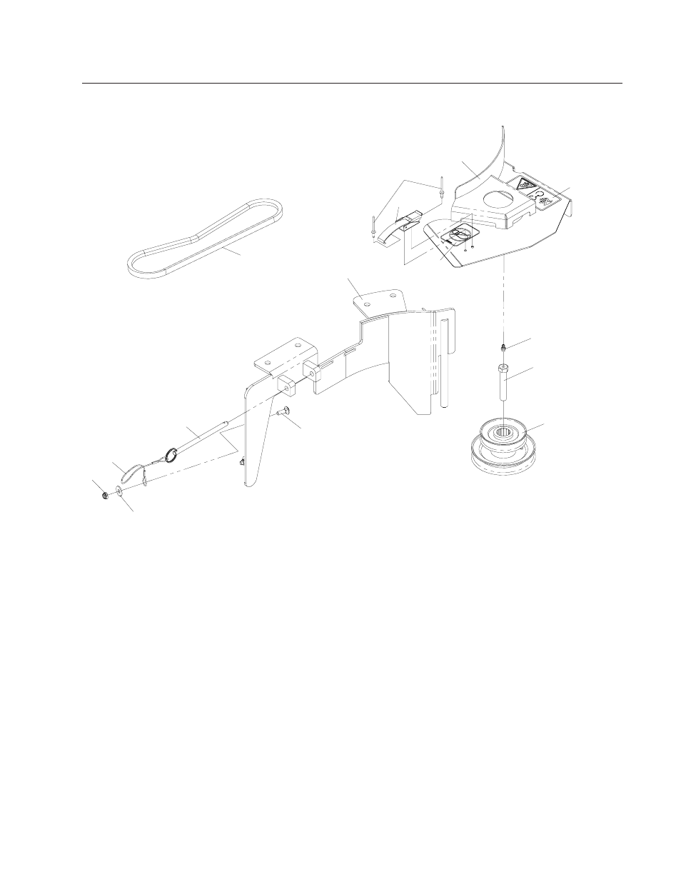 Drive kit, 42" deck, Drive kit assembly | Husqvarna HCS9 User Manual | Page 33 / 38