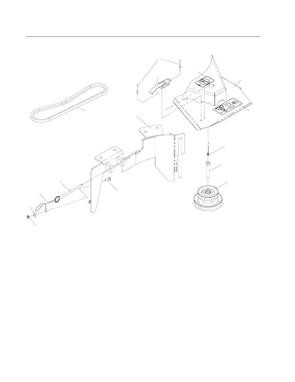 48" deck, Drive kit assembly | Husqvarna HCS9 User Manual | Page 34 / 38