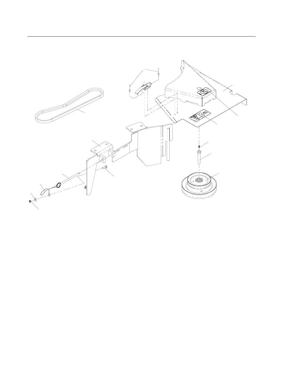 61" deck, Drive kit assembly | Husqvarna HCS9 User Manual | Page 36 / 38