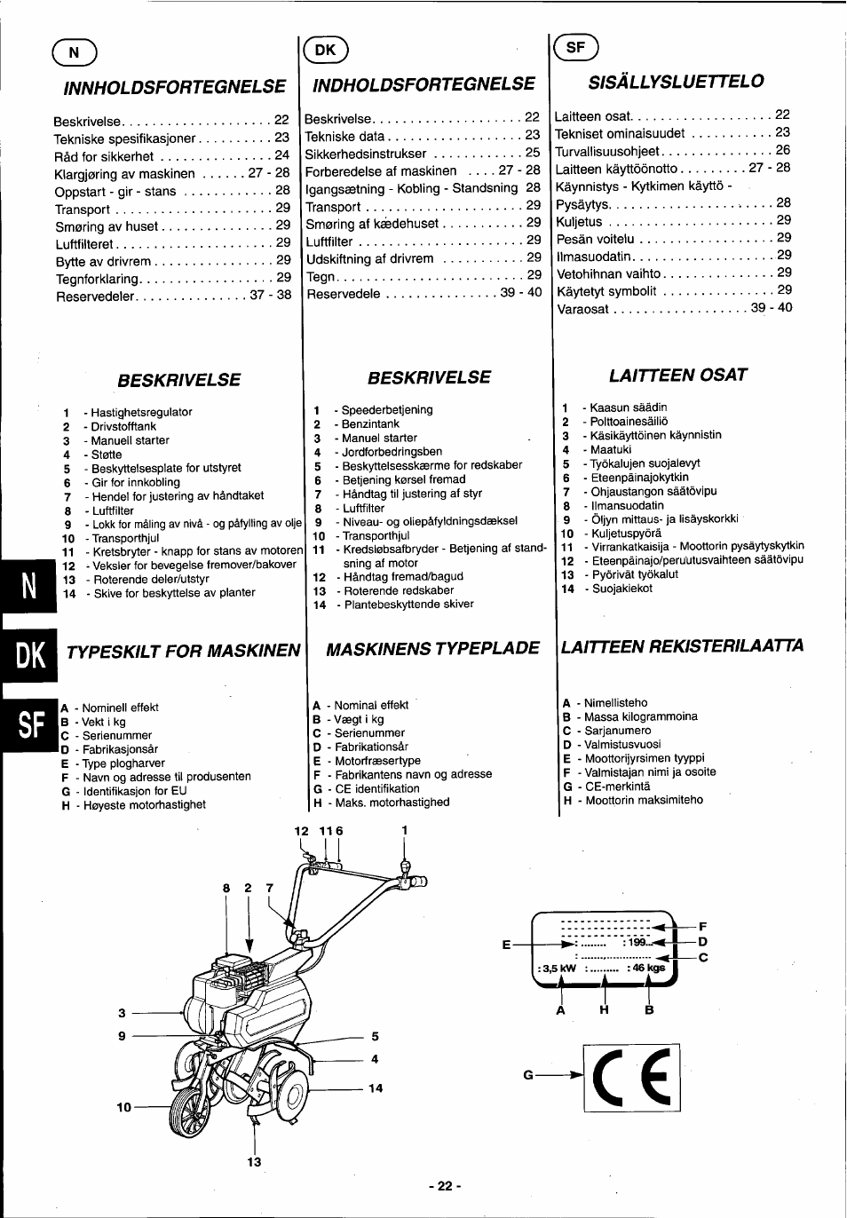 Husqvarna T 500R User Manual | Page 23 / 41