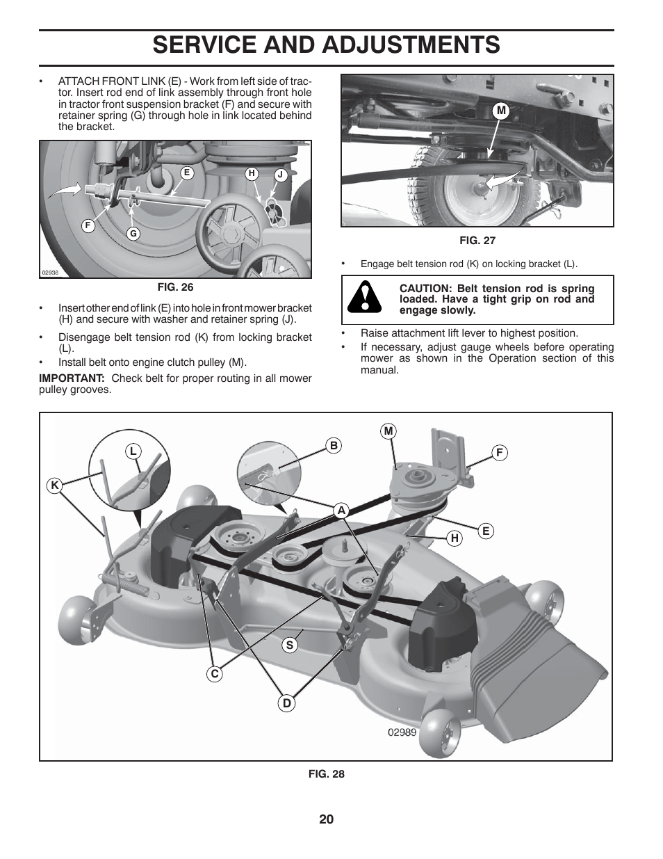 Service and adjustments | Husqvarna 96045002200 User Manual | Page 20 / 32