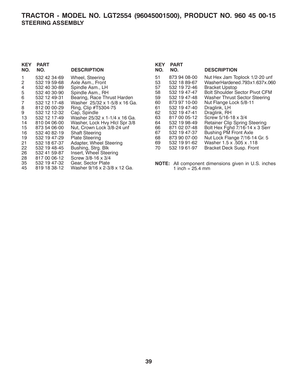 Husqvarna 531 30 96-85 User Manual | Page 39 / 45