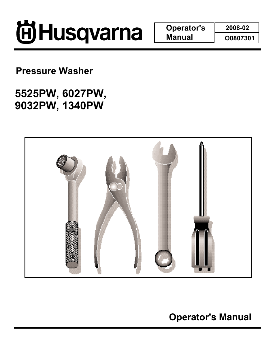 Husqvarna 9032PW User Manual | 33 pages