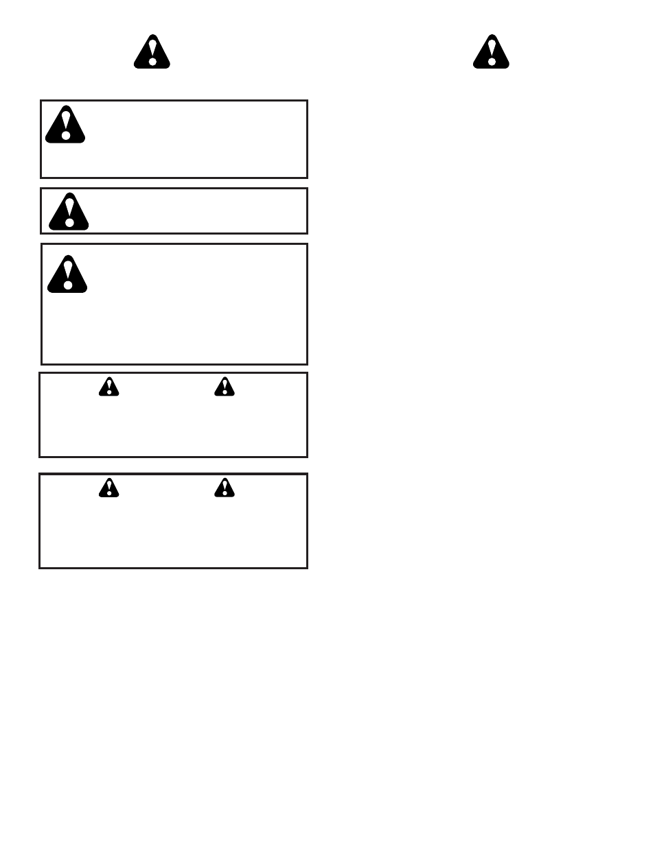 Safety rules, Warning | Husqvarna 2042 LS User Manual | Page 2 / 45