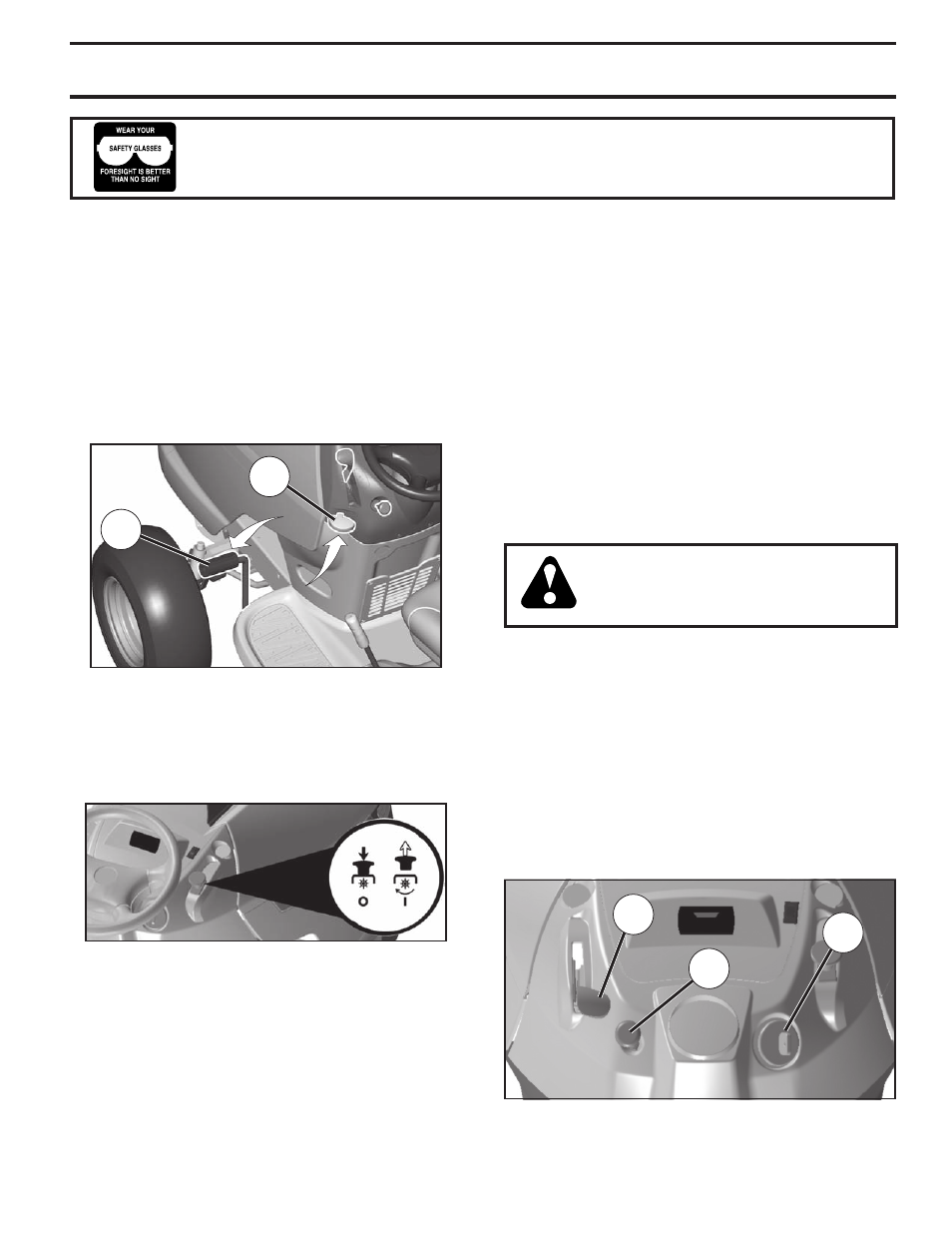Operation, How to use your trac tor | Husqvarna 2042 LS User Manual | Page 9 / 45