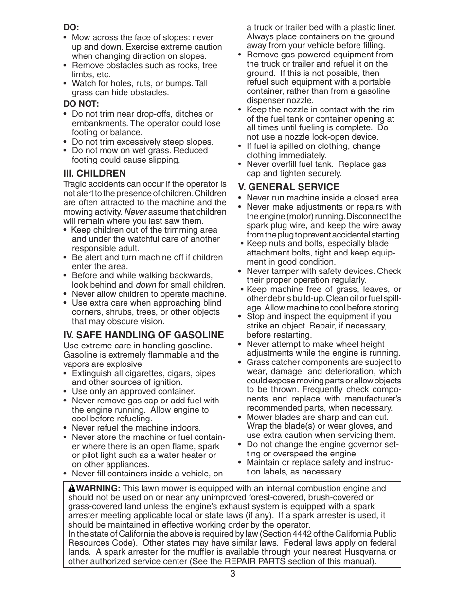 Husqvarna 917.37581 User Manual | Page 3 / 28