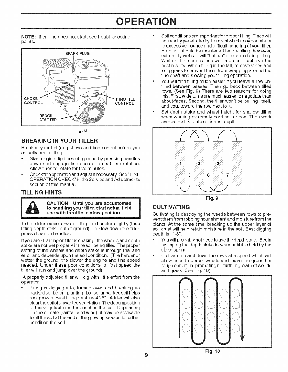 Operation | Husqvarna 917.29939 User Manual | Page 9 / 32