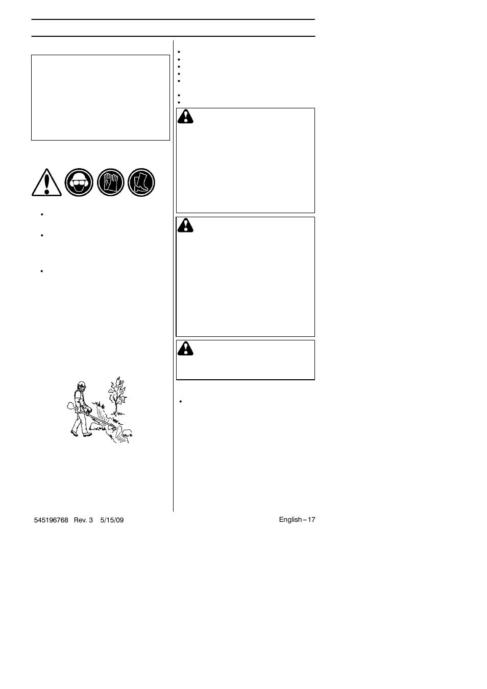 Working techniques | Husqvarna 128R User Manual | Page 17 / 27