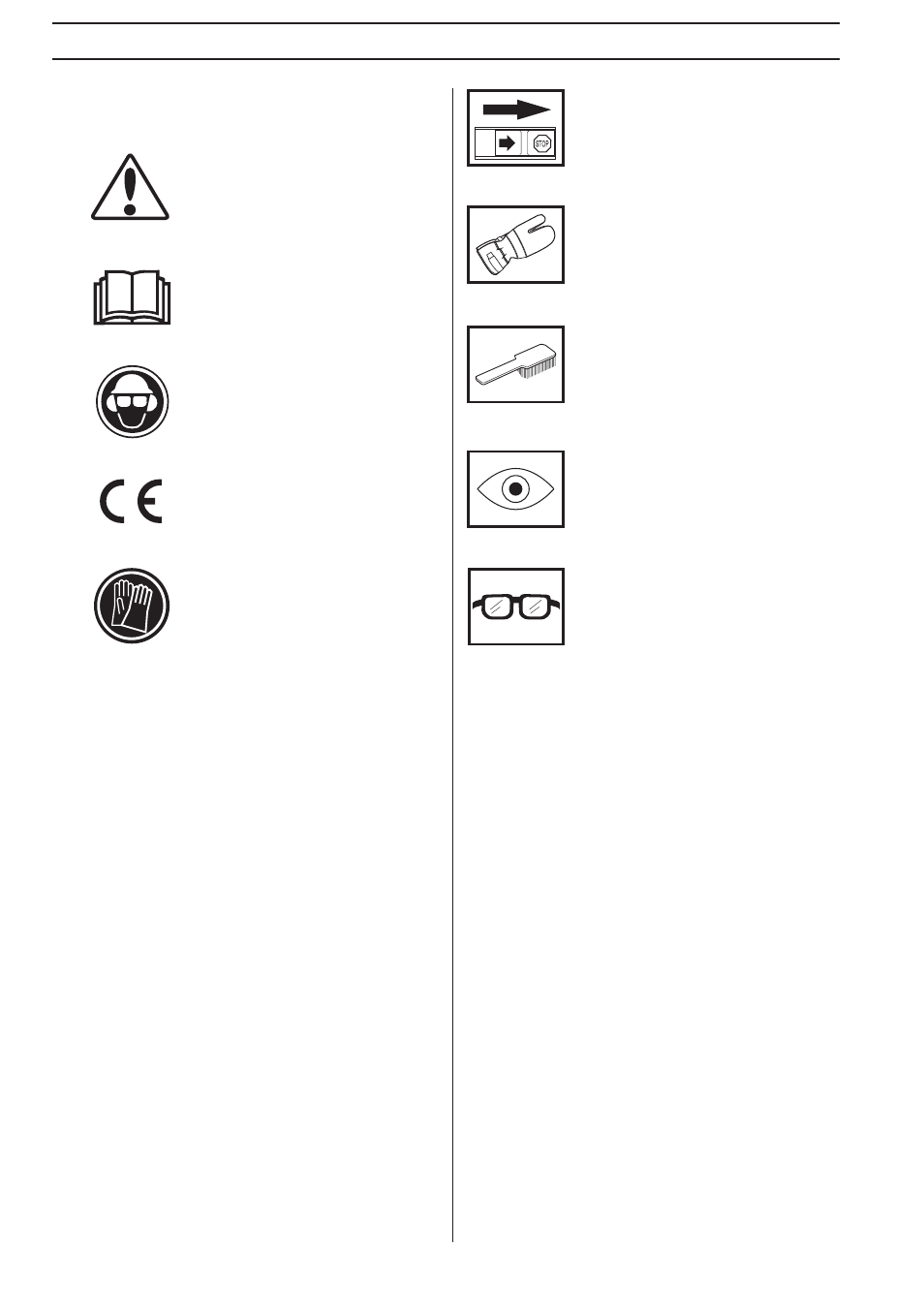 Symbol explanation, Symbols | Husqvarna 325HS75 User Manual | Page 2 / 23