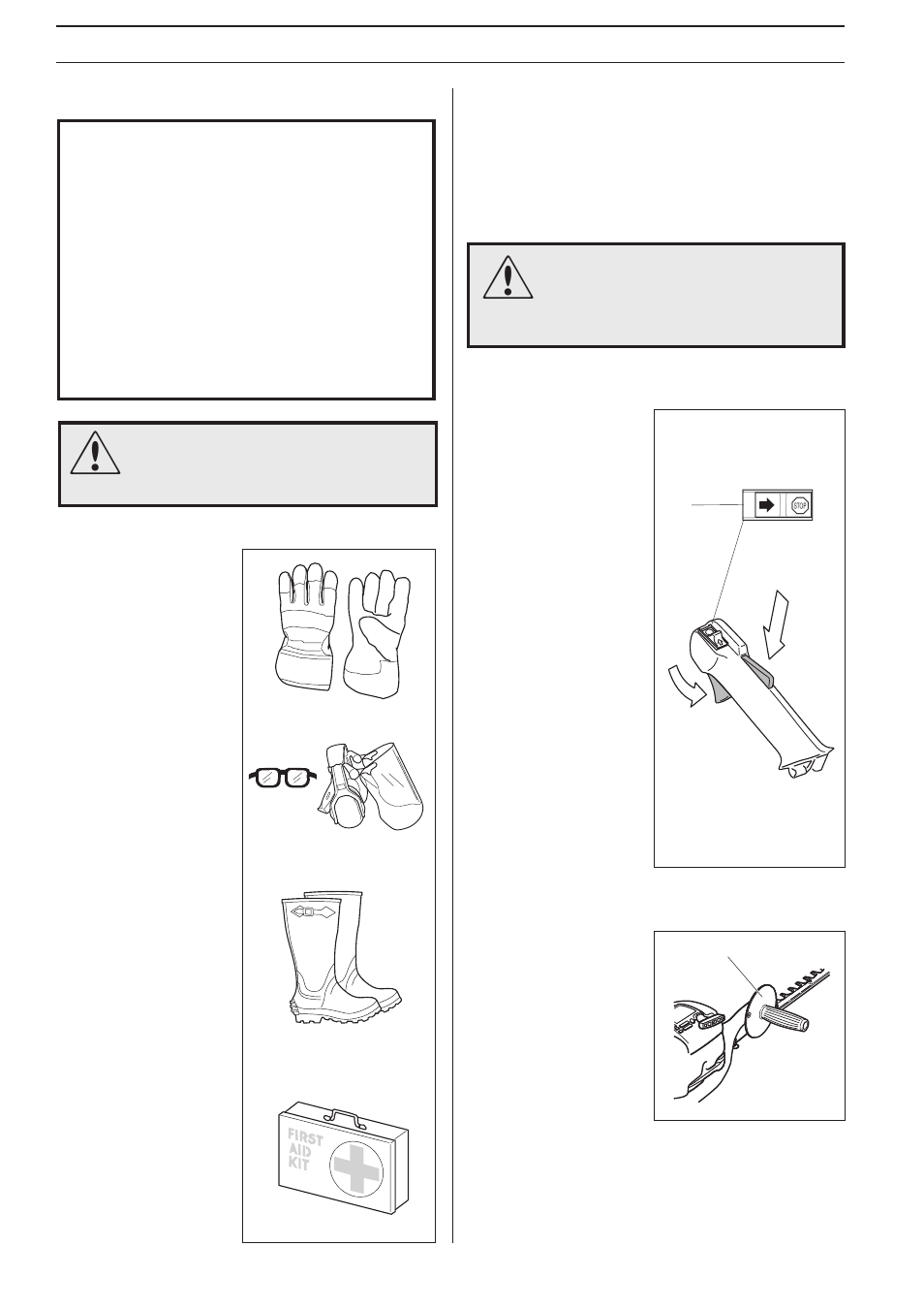 Safety instructions | Husqvarna 325HS75 User Manual | Page 4 / 23