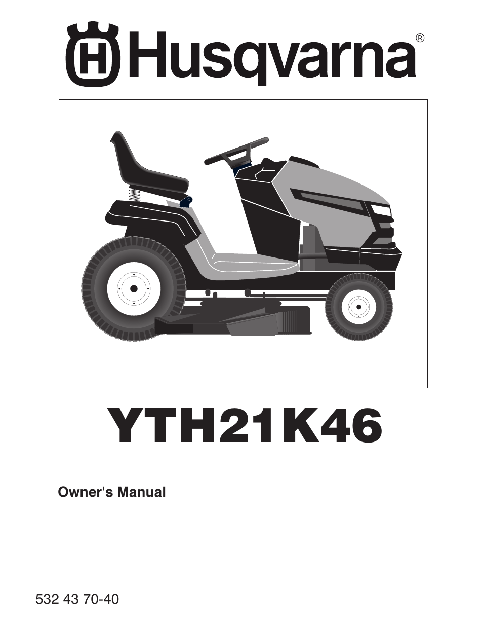 Husqvarna 532 43 70-40 User Manual | 44 pages