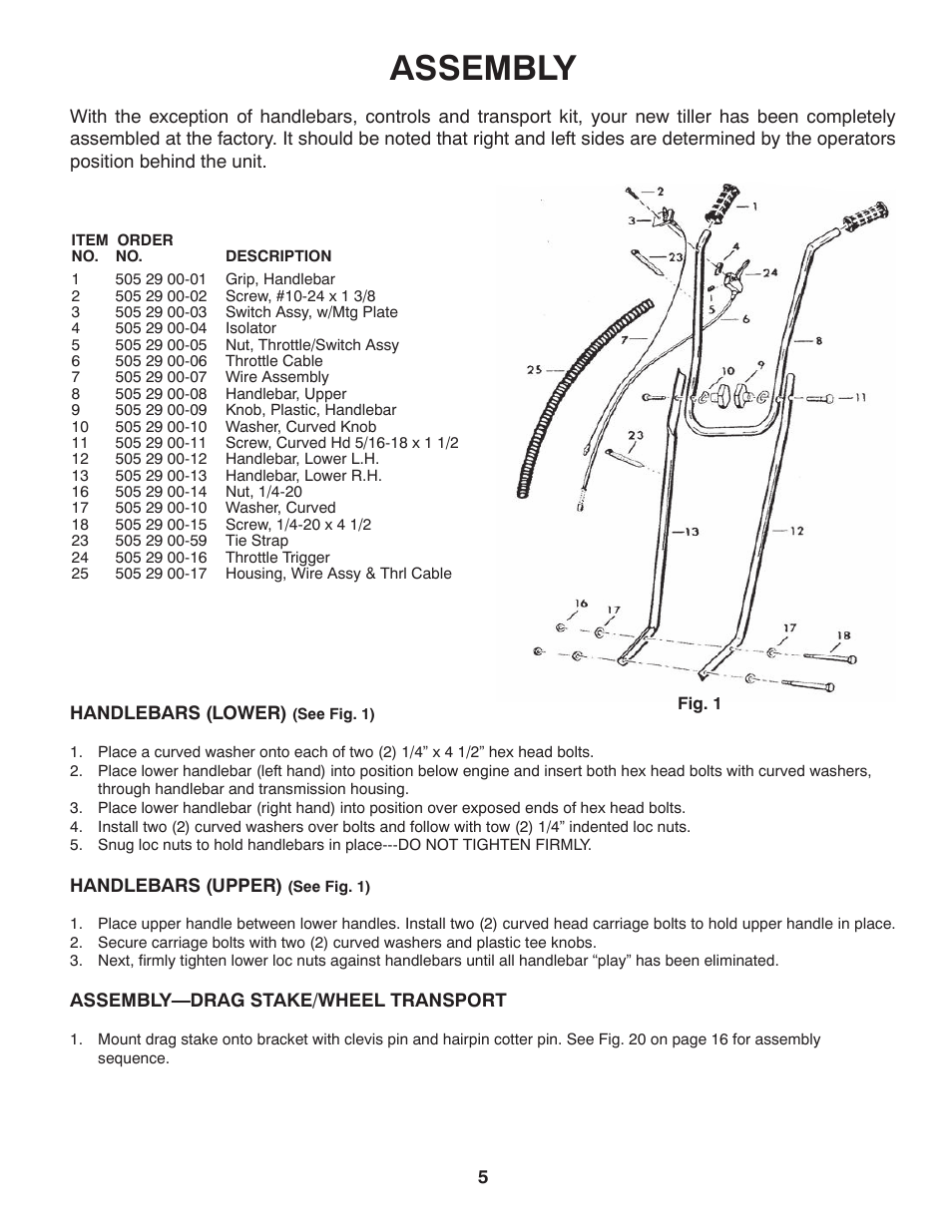 Assembly | Husqvarna 966957301 User Manual | Page 5 / 20