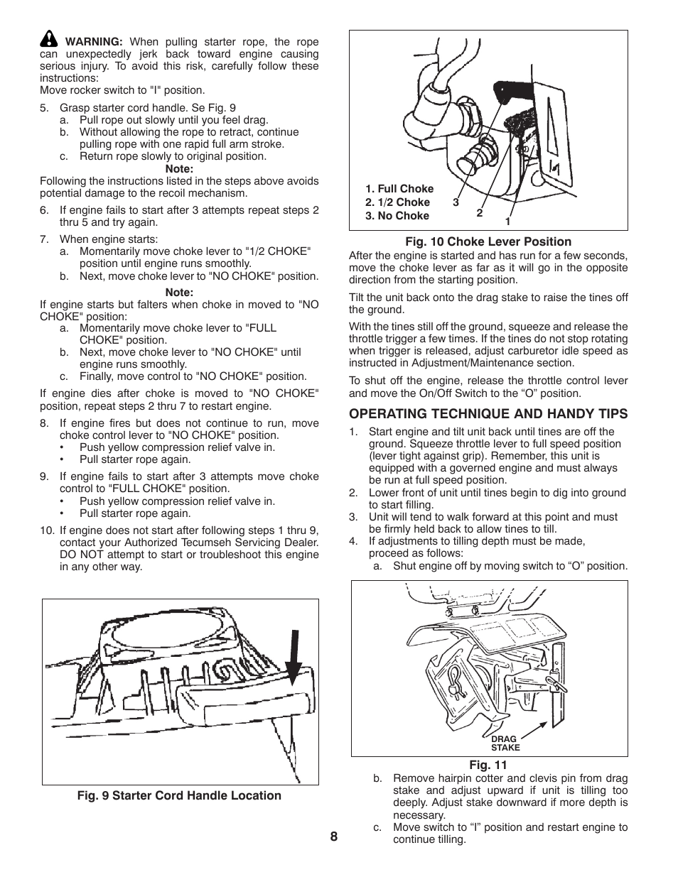 Operating technique | Husqvarna 966957301 User Manual | Page 8 / 20