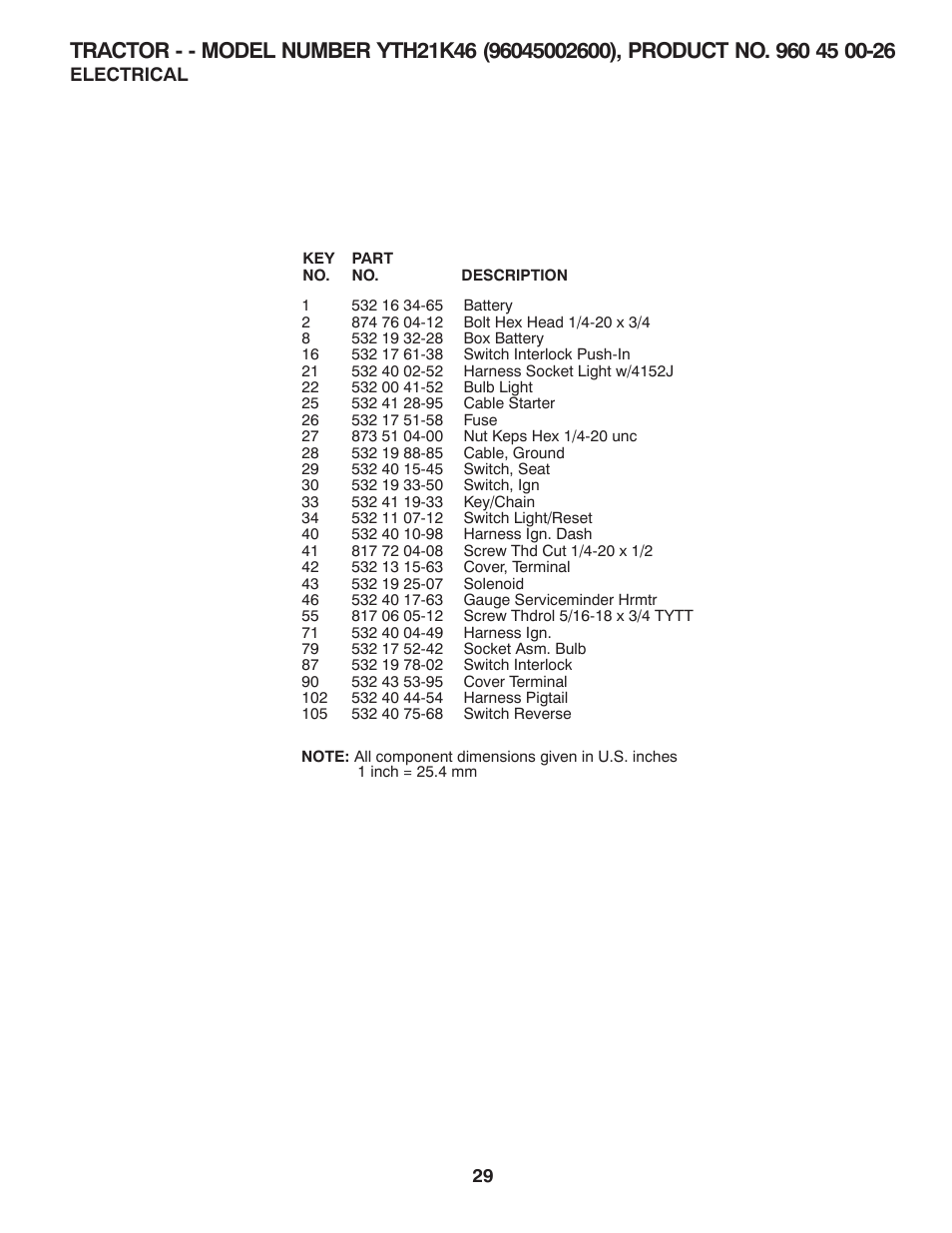 Husqvarna 96045002600 User Manual | Page 29 / 44