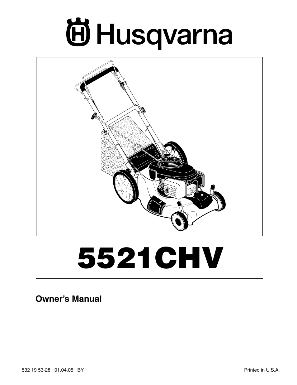 Husqvarna 5521CHV User Manual | 20 pages