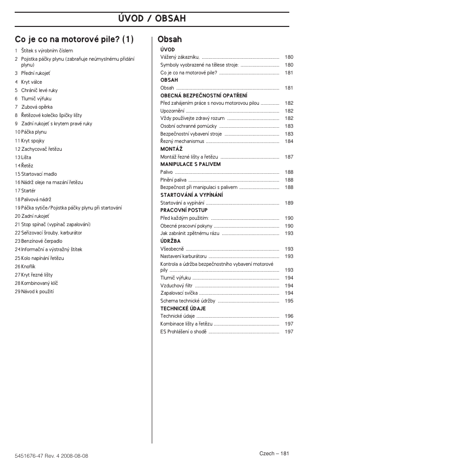 Husqvarna 240e User Manual | Page 181 / 464