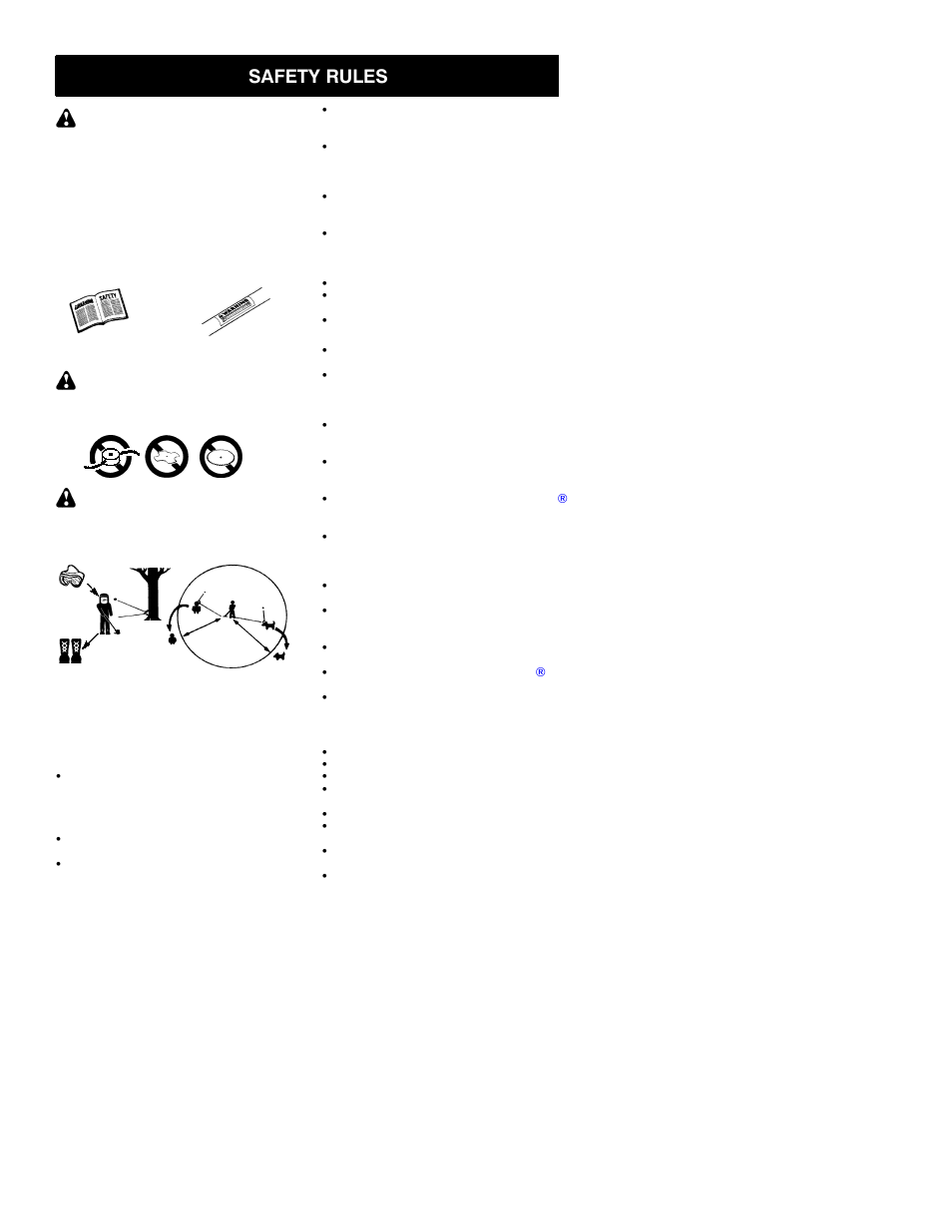 Safety rules | Husqvarna 24C User Manual | Page 3 / 12