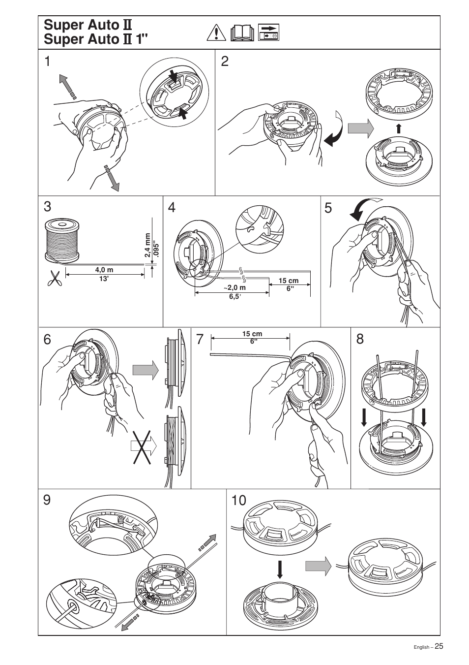 Super auto ii | Husqvarna 322 L User Manual | Page 25 / 36