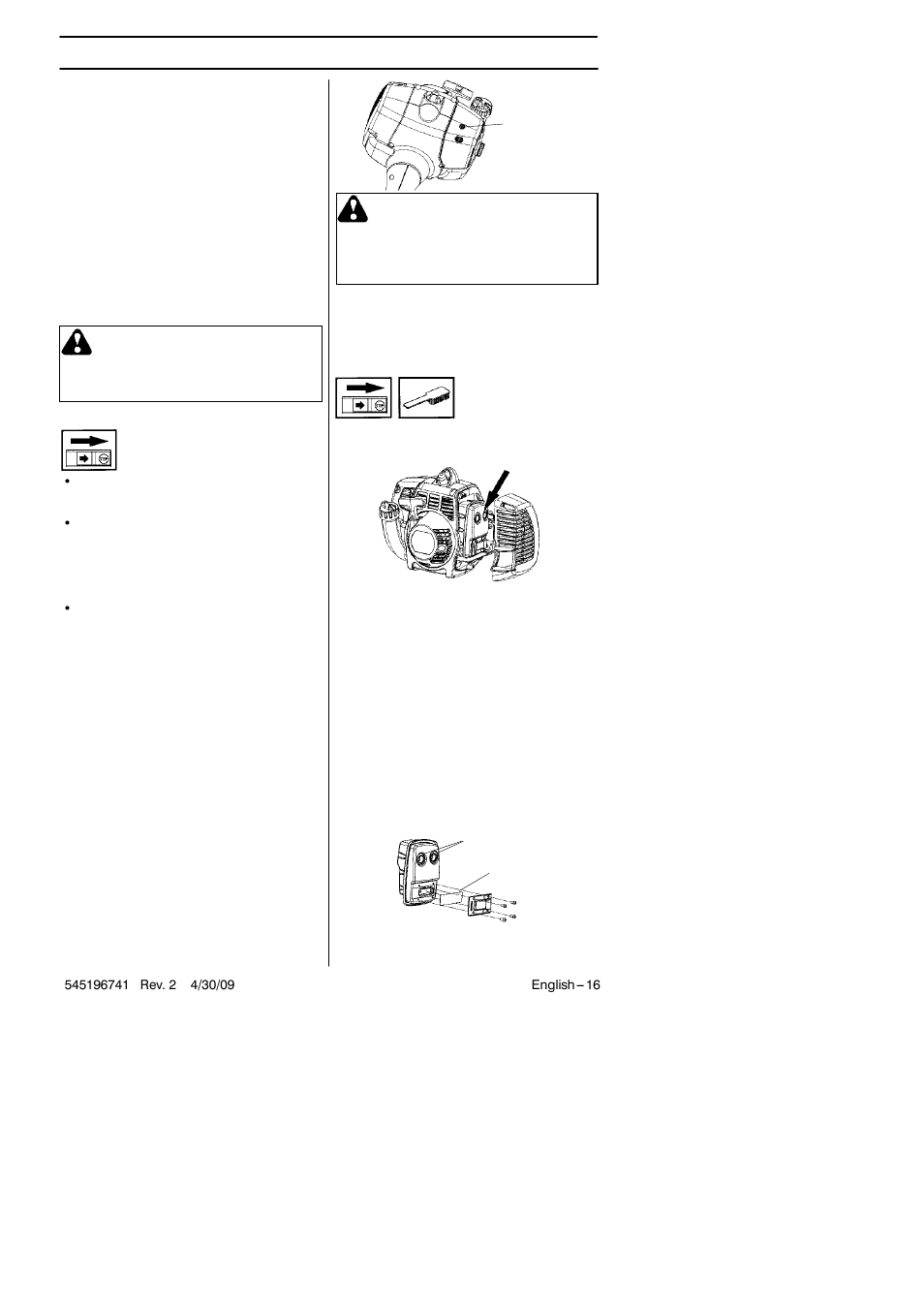 Maintenance | Husqvarna 128L User Manual | Page 16 / 22