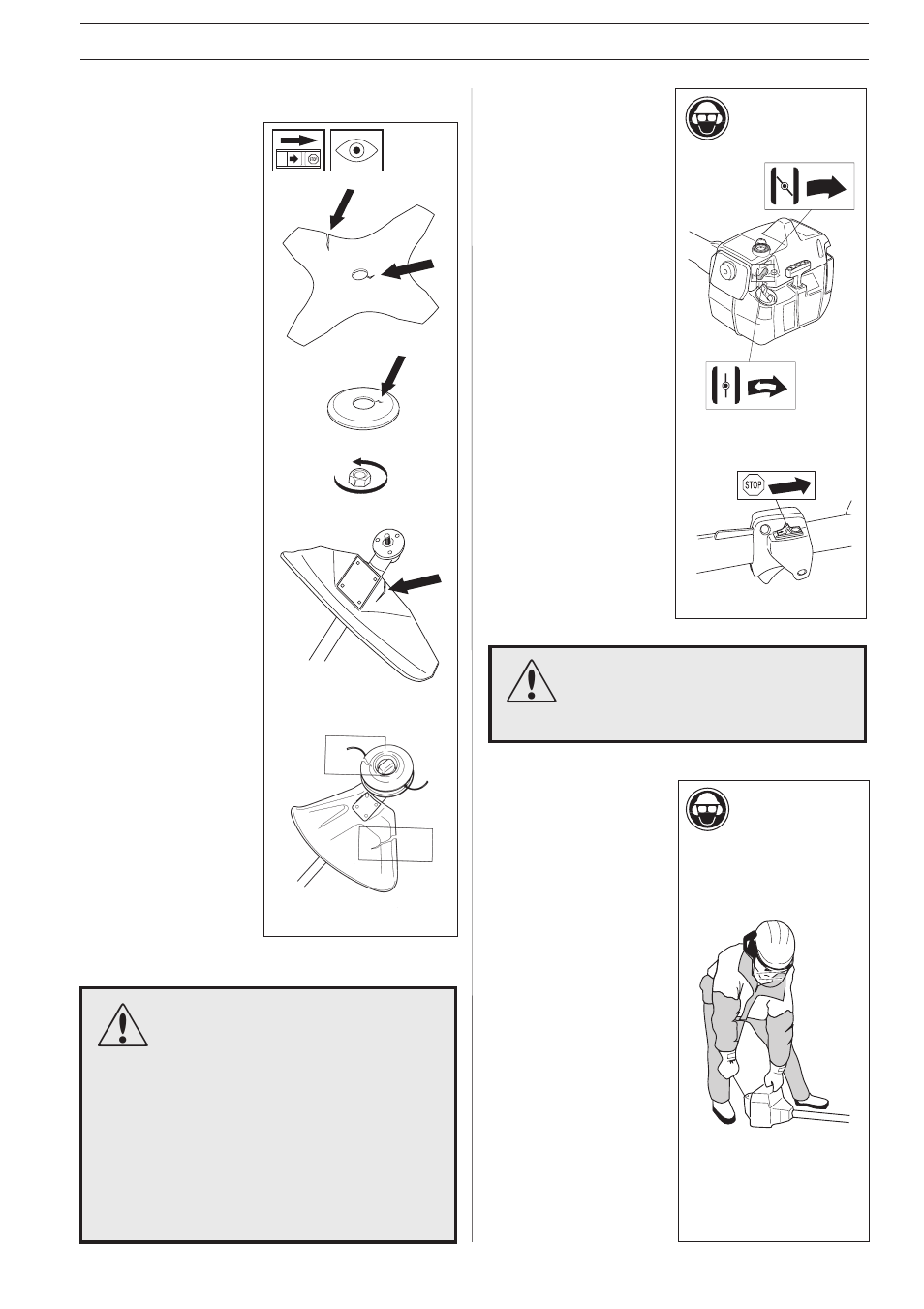 Start and stop | Husqvarna 227RJ User Manual | Page 17 / 36