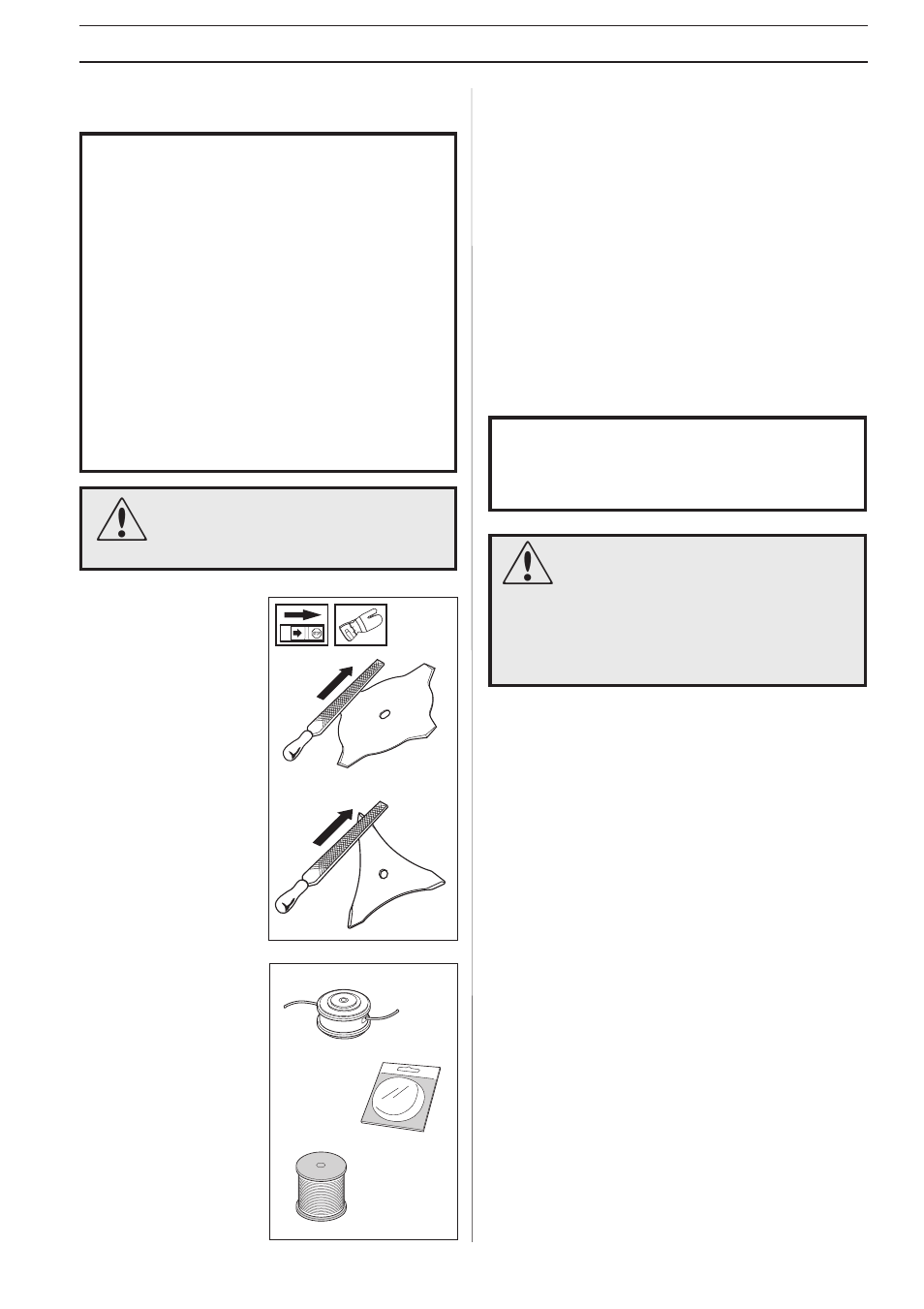 Safety instructions, Cutting equipment | Husqvarna 227RJ User Manual | Page 9 / 36