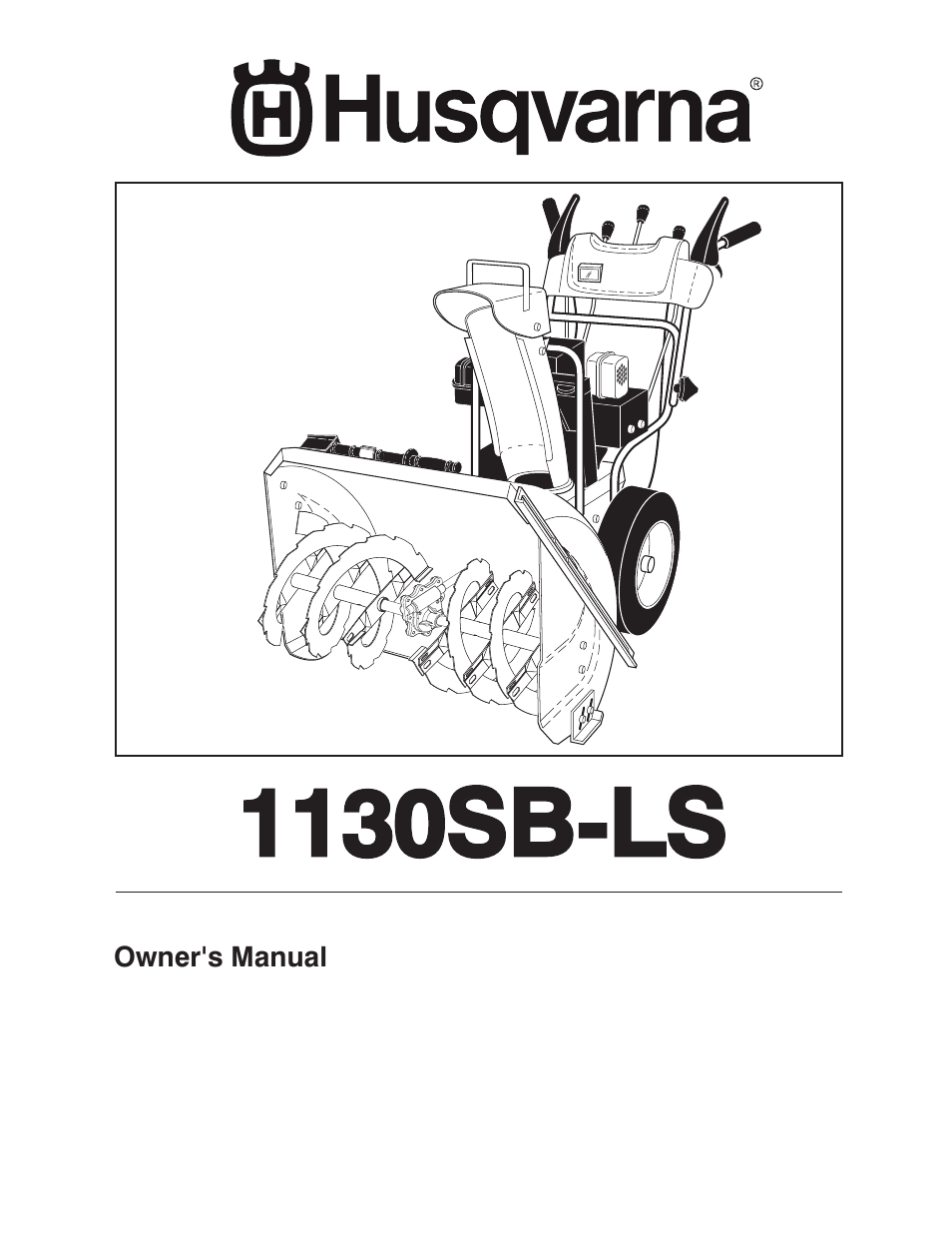 Husqvarna 1130SB-LS User Manual | 44 pages